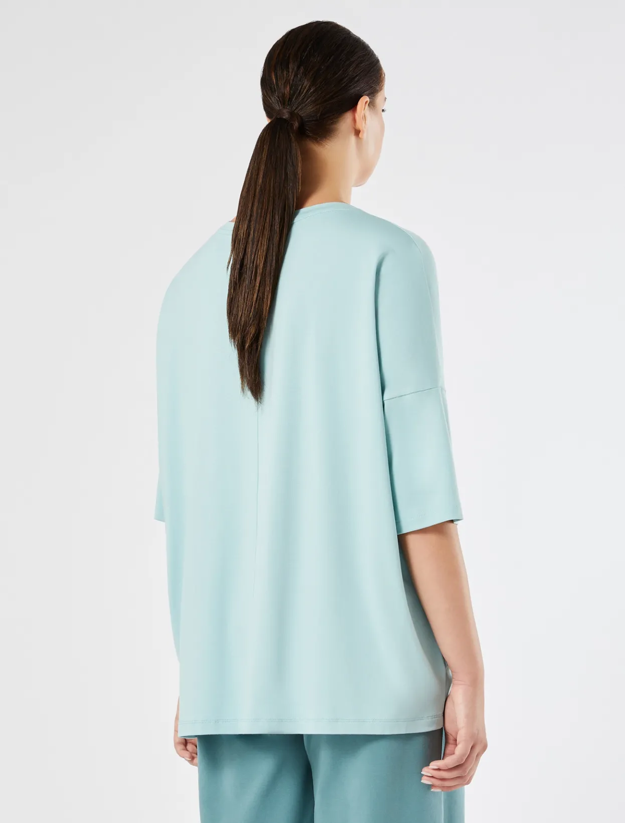 Tops & T-Shirts | Tops & T-Shirts | Marina Rinaldi Stretch viscose jersey T-shirt PASTELGREEN