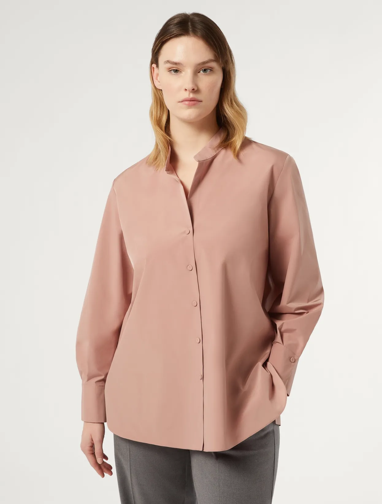 Blouses & Shirts | Blouses & Shirts | Marina Rinaldi Taffeta tunic ANTIQUEROSE