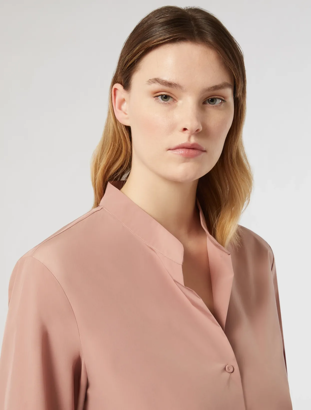 Blouses & Shirts | Blouses & Shirts | Marina Rinaldi Taffeta tunic ANTIQUEROSE