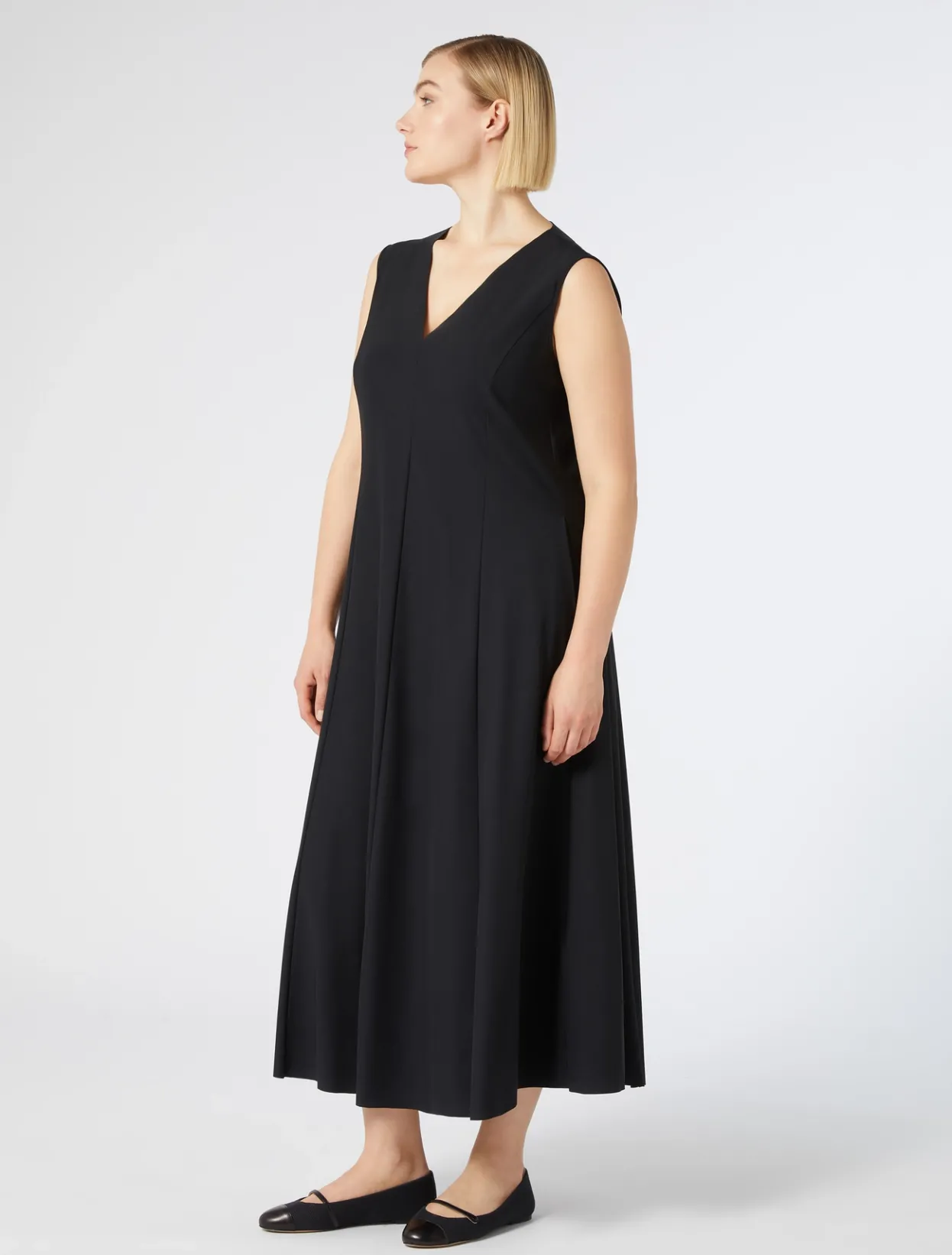 Dresses | Dresses | Marina Rinaldi Technical jersey dress BLACK