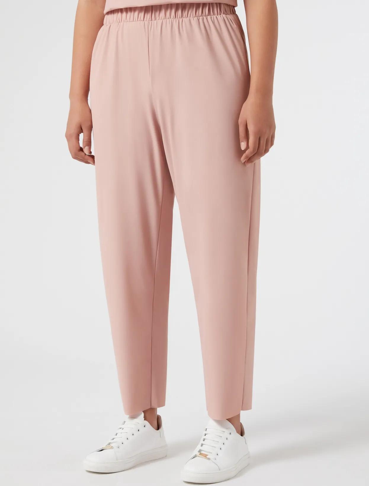 Trousers & Jeans | Trousers & Jeans | Marina Rinaldi Technical jersey trousers PINK