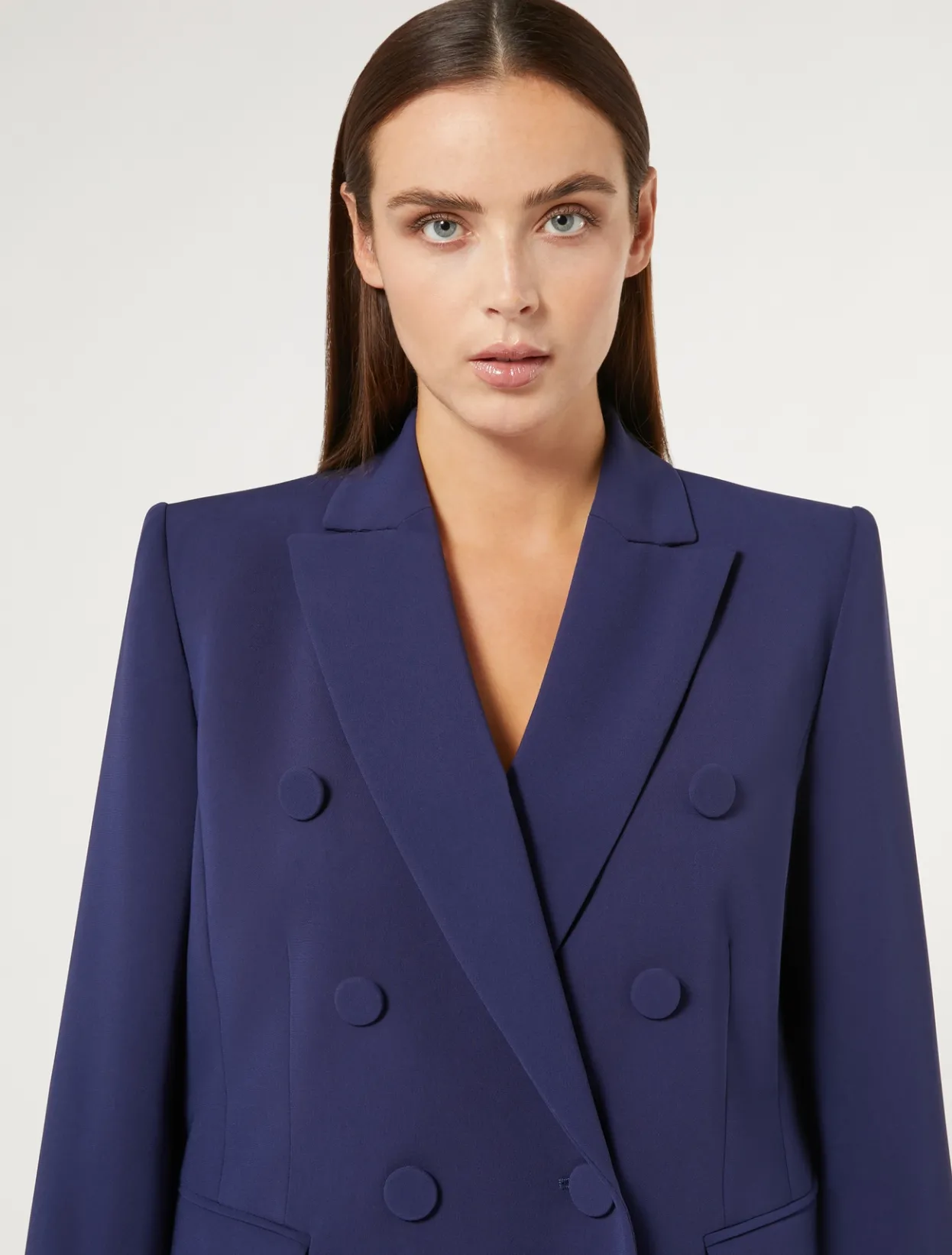 Jackets | Jacket & Blazers | Marina Rinaldi Triacetate cady blazer INK