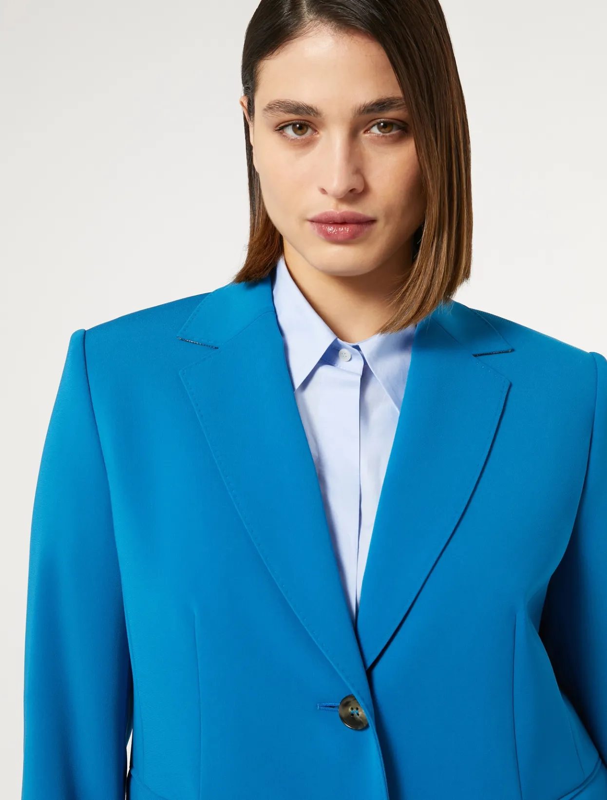 Jacket & Blazers | Jacket & Blazers | Marina Rinaldi Triacetate cady blazer jacket TURQUOISE