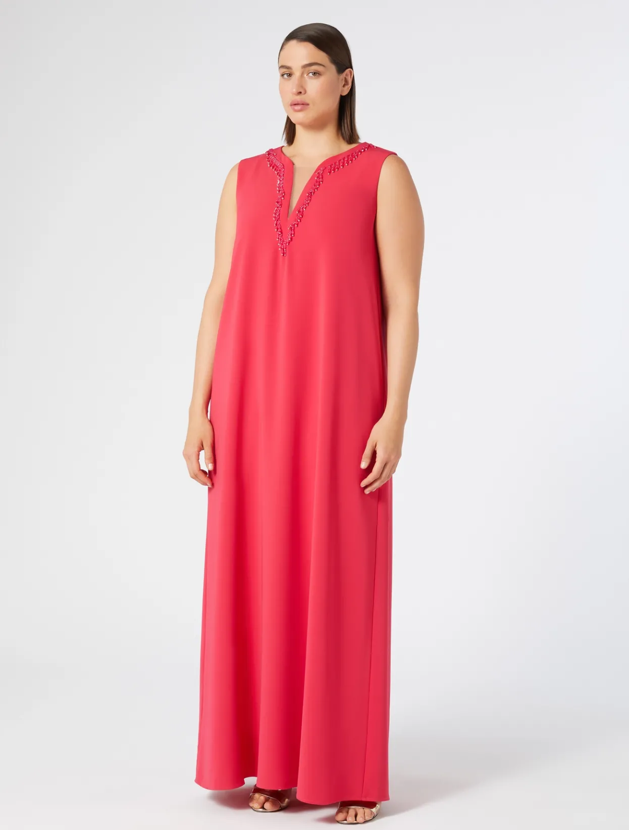 Dresses | Dresses | Marina Rinaldi Triacetate cady dress FUCHSIA