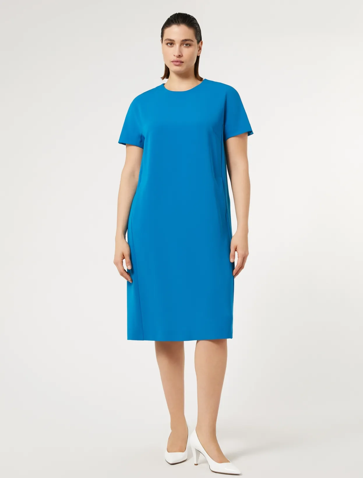 Dresses | Dresses | Marina Rinaldi Triacetate cady dress TURQUOISE