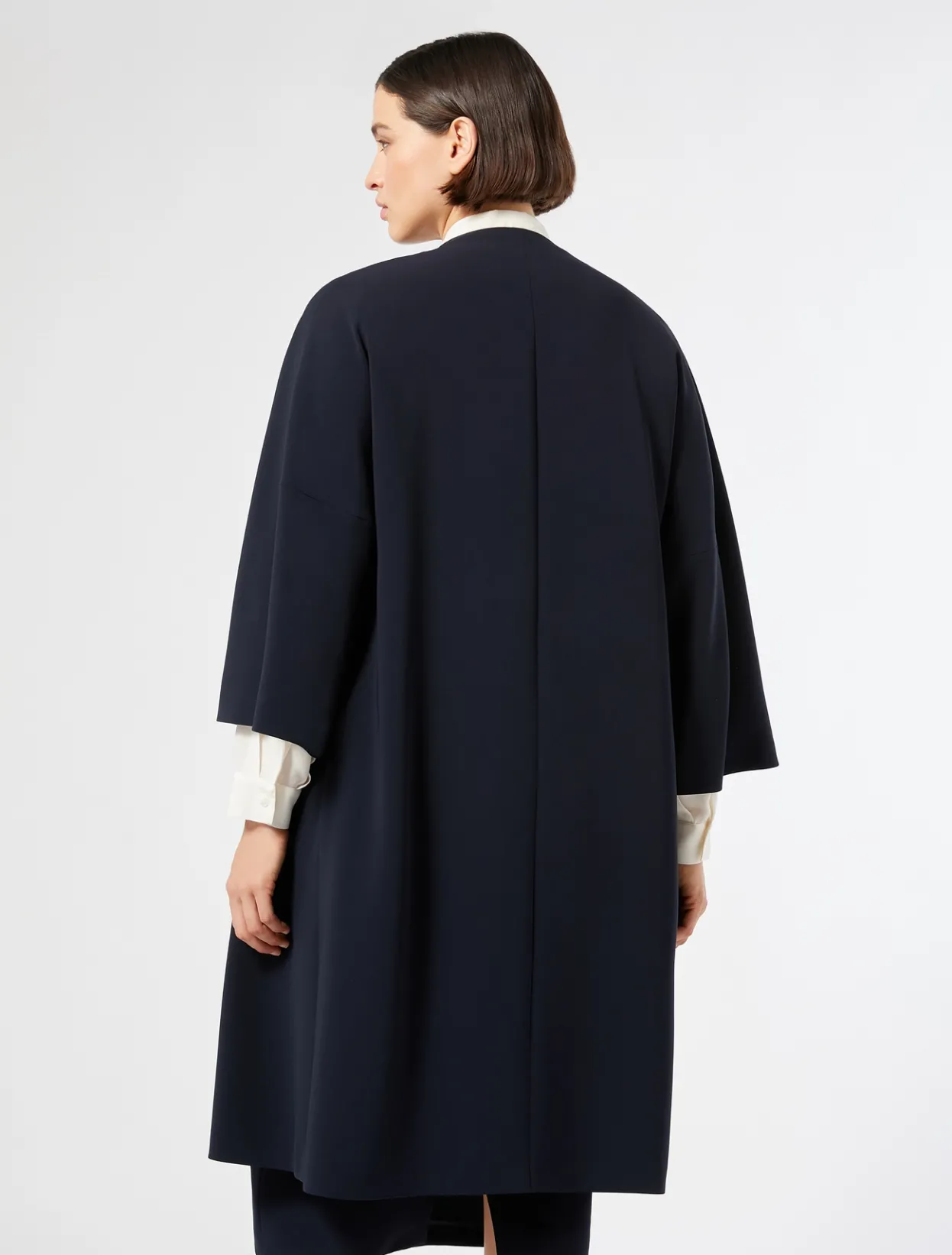 Jackets | Coats | Marina Rinaldi Triacetate cady duster coat MIDNIGHTBLUE