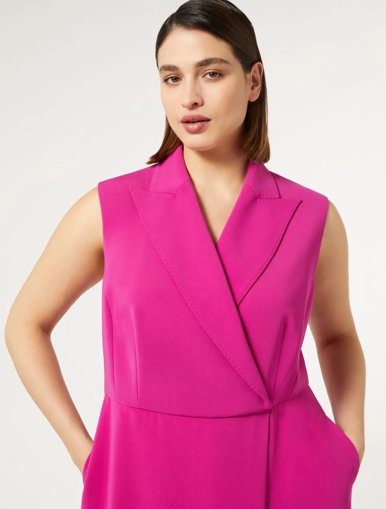 Dresses | Dresses | Marina Rinaldi Triacetate cady jumpsuit FUCHSIA