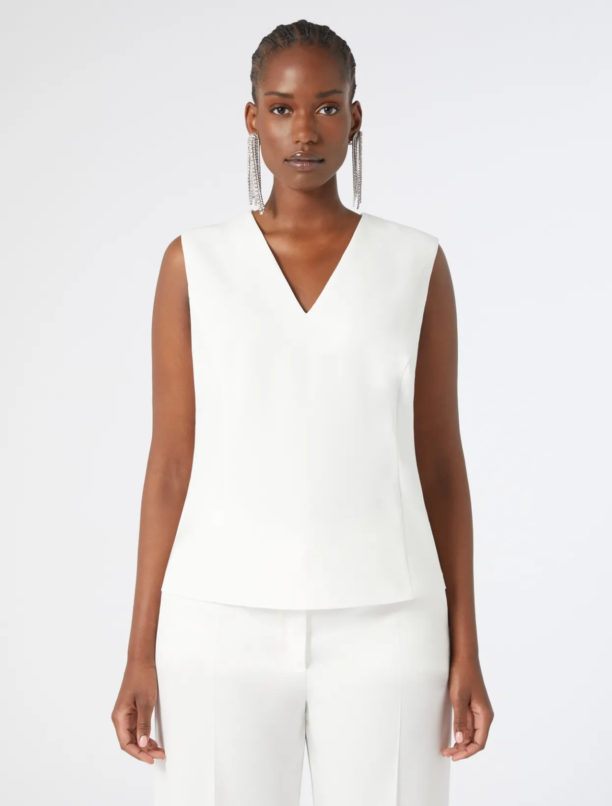 Blouses | Blouses & Shirts | Marina Rinaldi Triacetate cady top WHITE