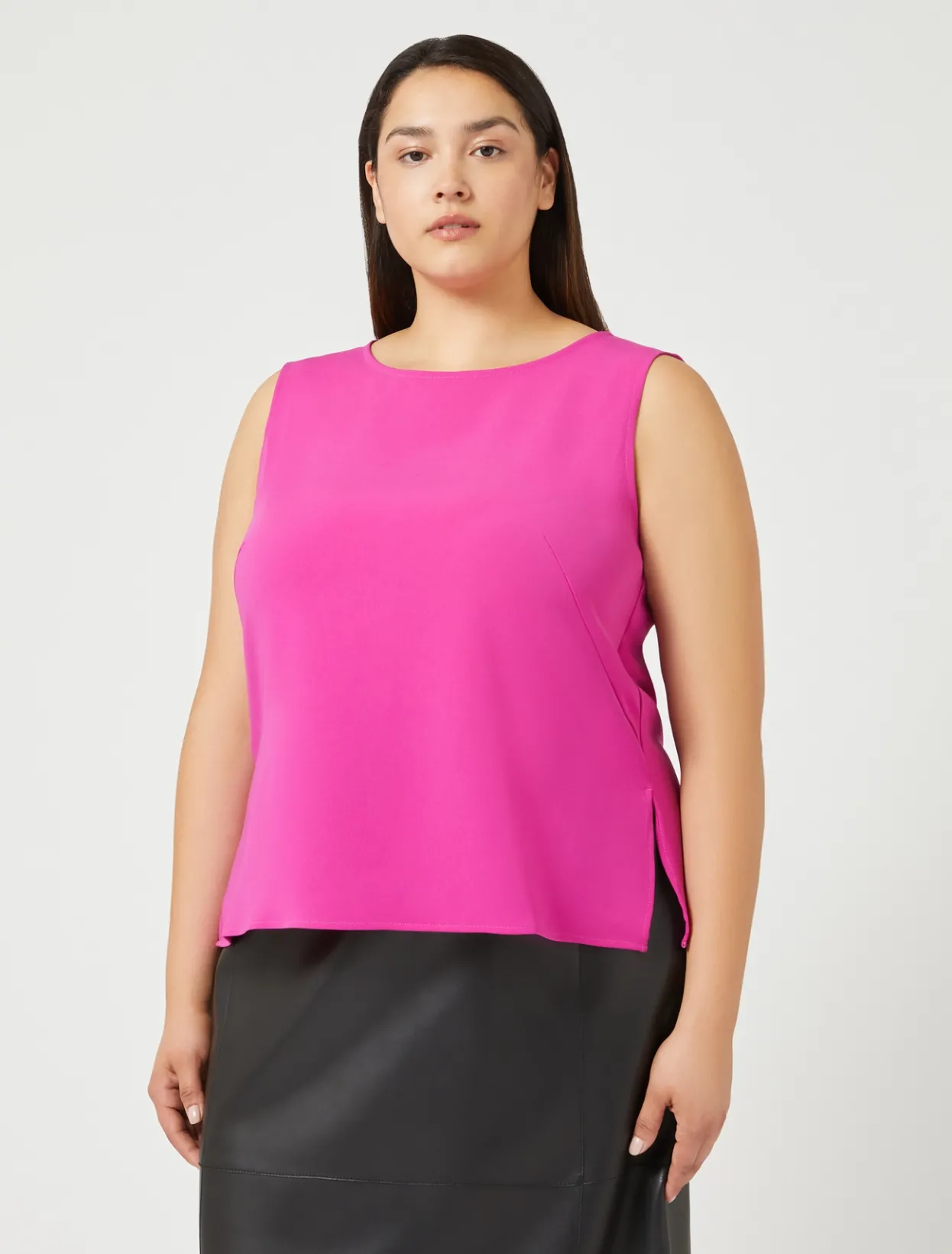 Tops & T-Shirts | Tops & T-Shirts | Marina Rinaldi Triacetate cady top FUCHSIA