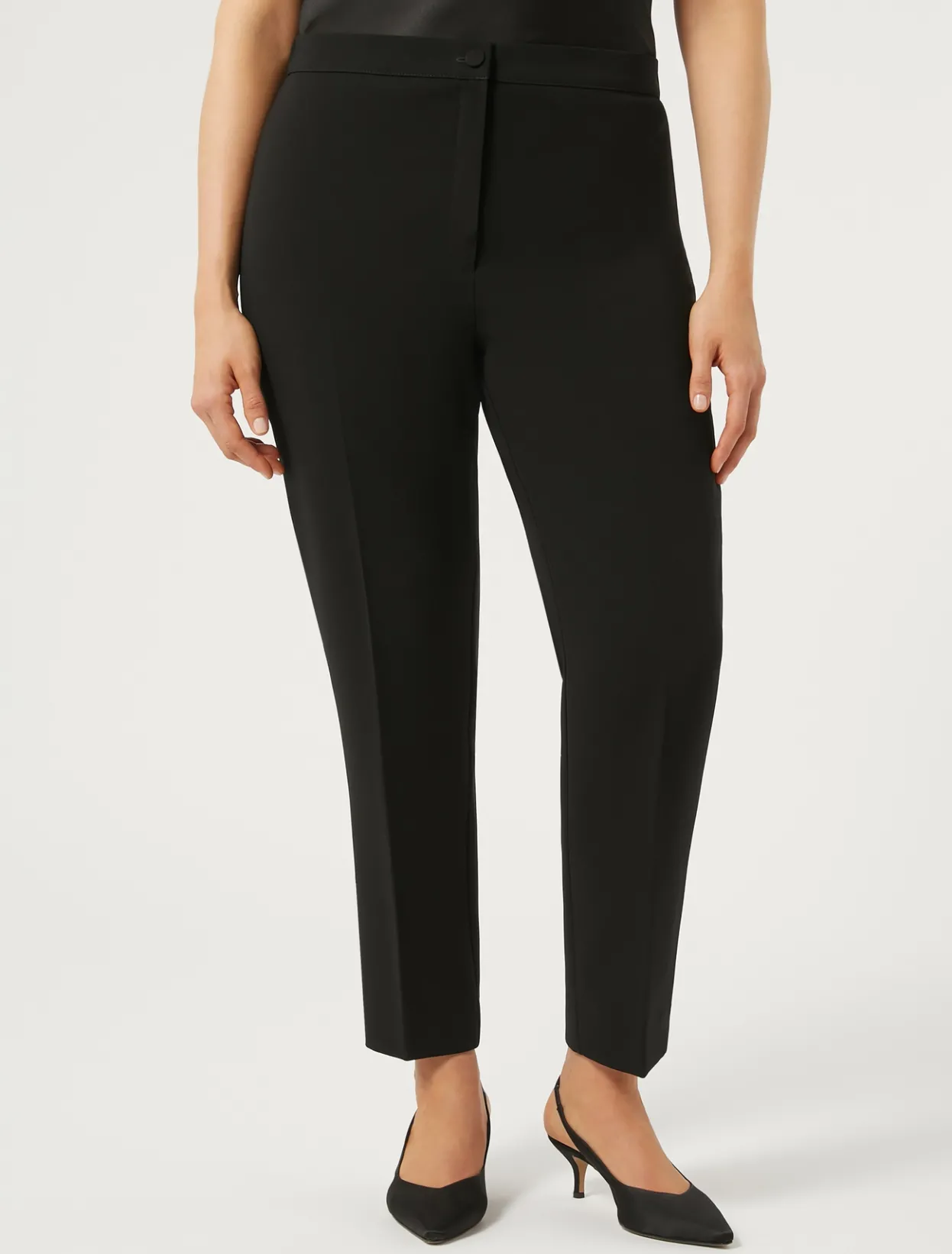 Trousers And Skirts | Trousers & Jeans | Marina Rinaldi Triacetate cady trousers BLACK