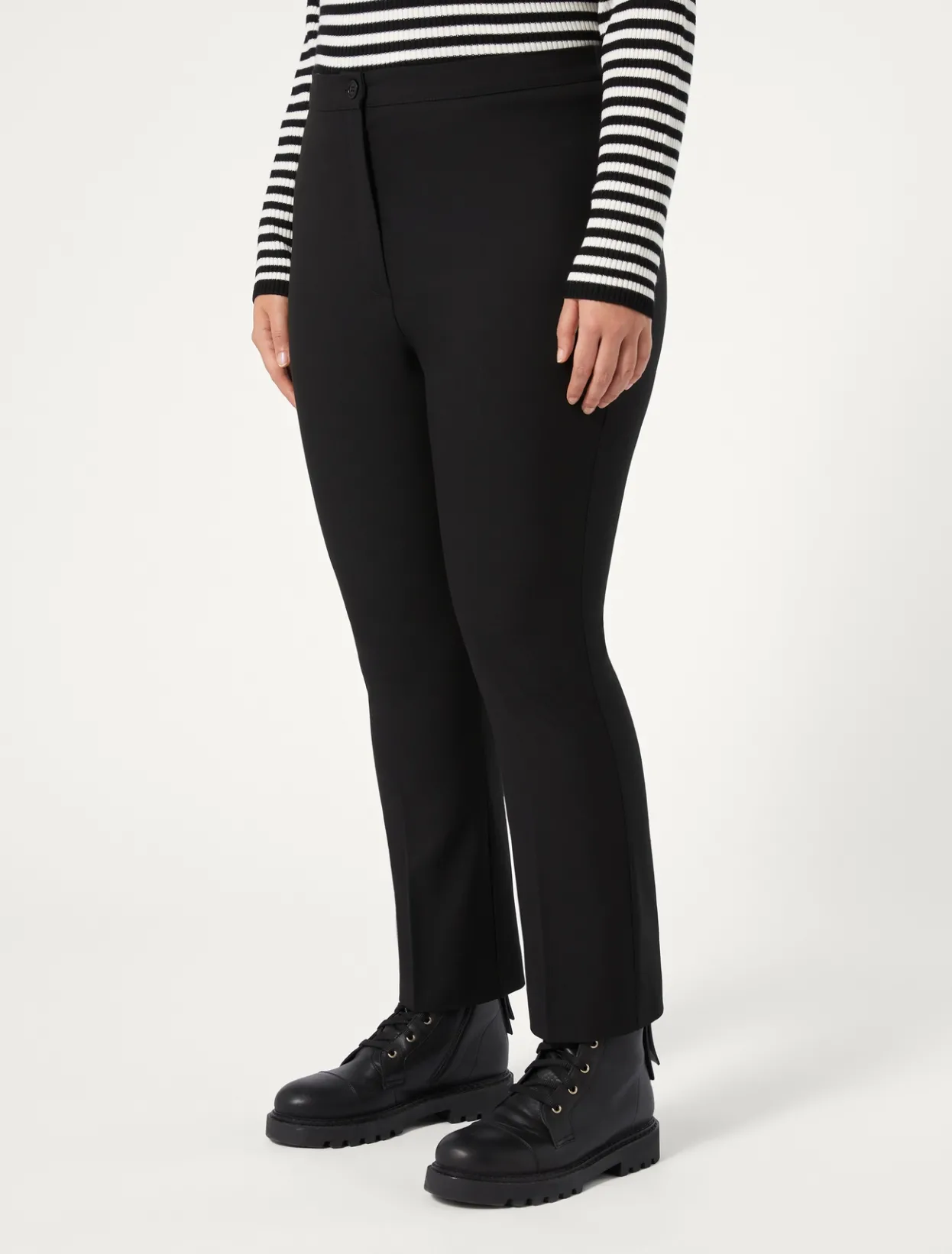 Trousers & Jeans | Trousers & Jeans | Marina Rinaldi Trousers in viscose blend twill BLACK