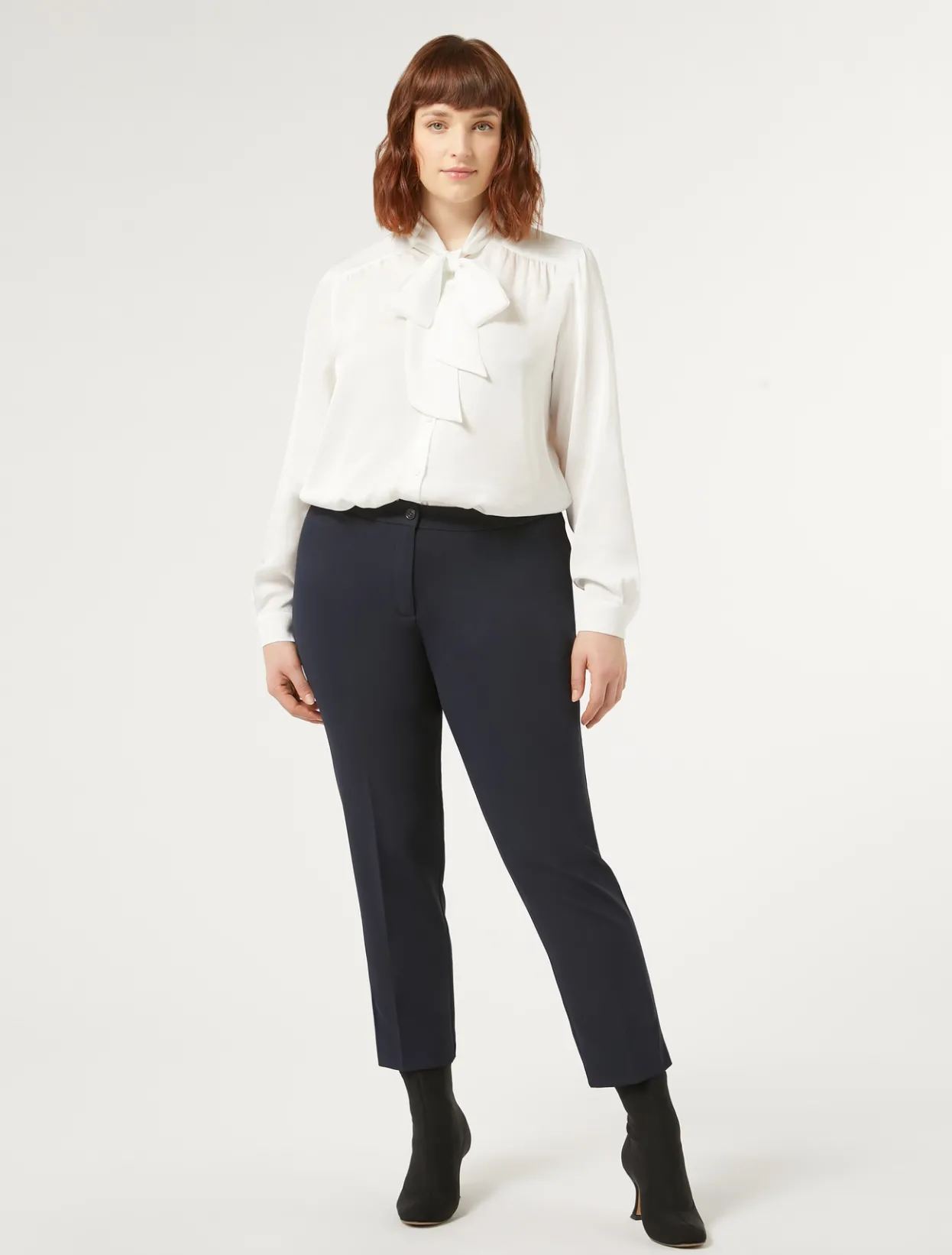 Trousers & Jeans | Trousers & Jeans | Marina Rinaldi Twill trousers MIDNIGHTBLUE