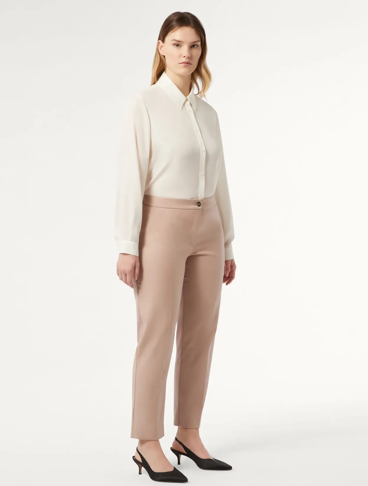 Trousers & Jeans | Trousers & Jeans | Marina Rinaldi Twill trousers MAUVE