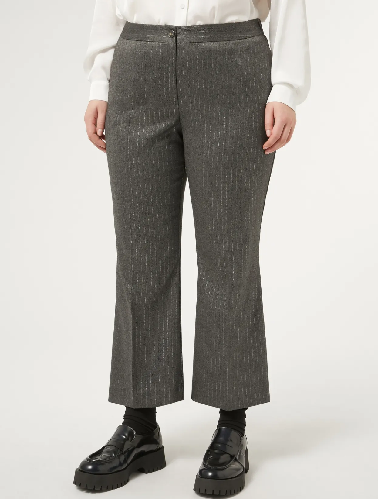 Trousers & Jeans | Trousers & Jeans | Marina Rinaldi Twill trousers MEDIUMGREY