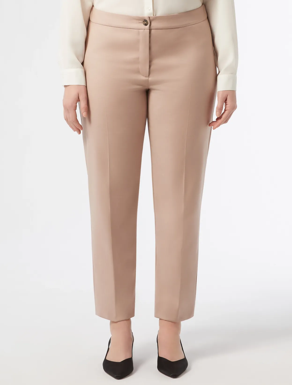 Trousers & Jeans | Trousers & Jeans | Marina Rinaldi Twill trousers MAUVE