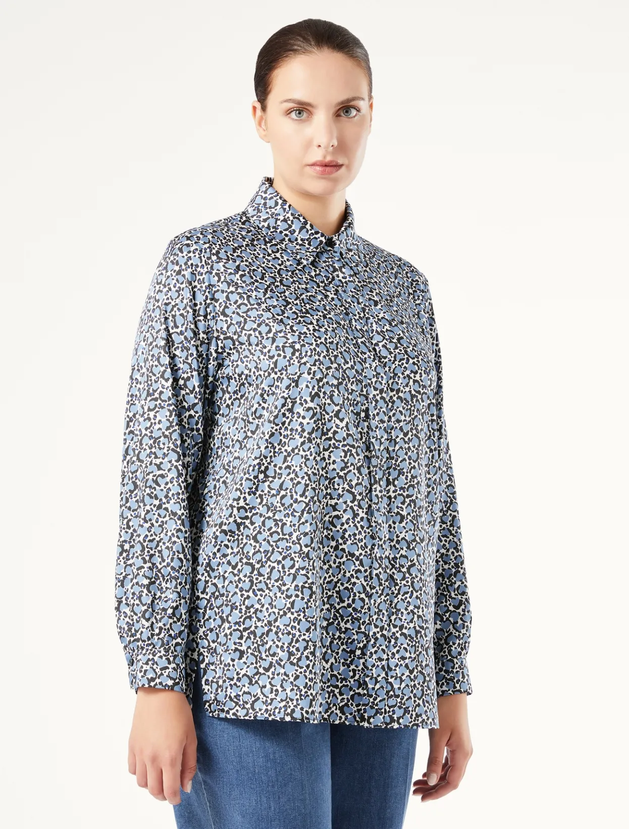 Blouses & Shirts | Blouses & Shirts | Marina Rinaldi Twill tunic LIGHTBLUE