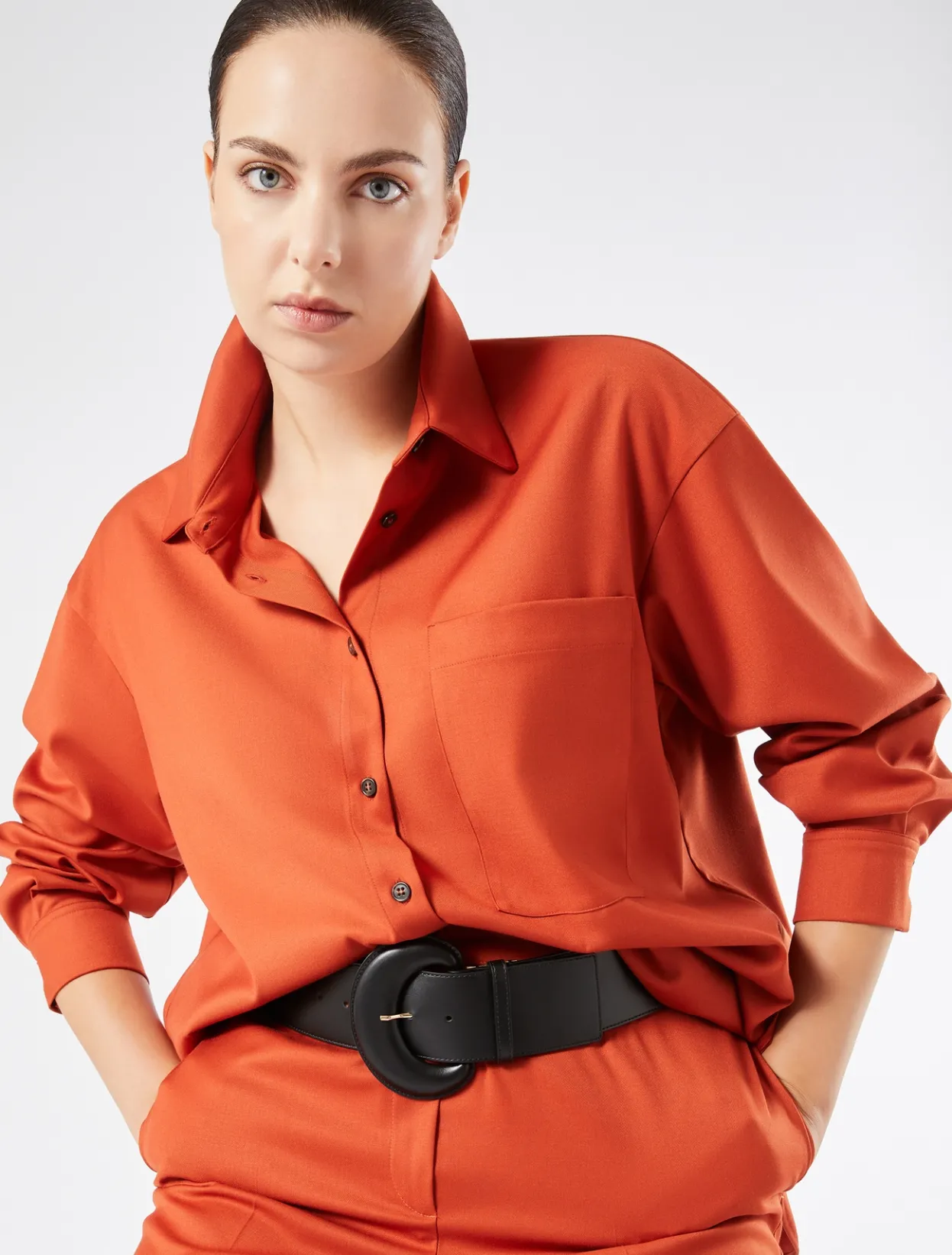 Blouses & Shirts | Blouses & Shirts | Marina Rinaldi Twill tunic RUST