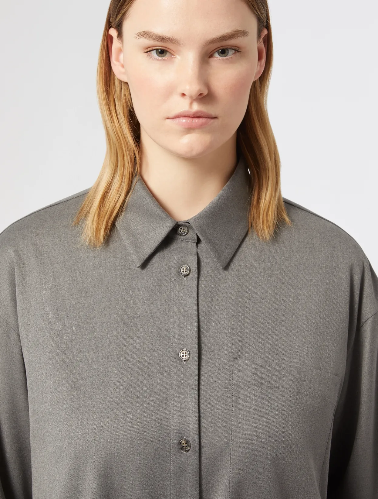 Blouses & Shirts | Blouses & Shirts | Marina Rinaldi Twill tunic MEDIUMGREY