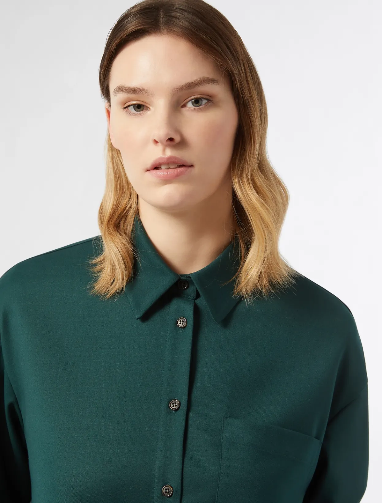 Blouses & Shirts | Blouses & Shirts | Marina Rinaldi Twill tunic DARKGREEN