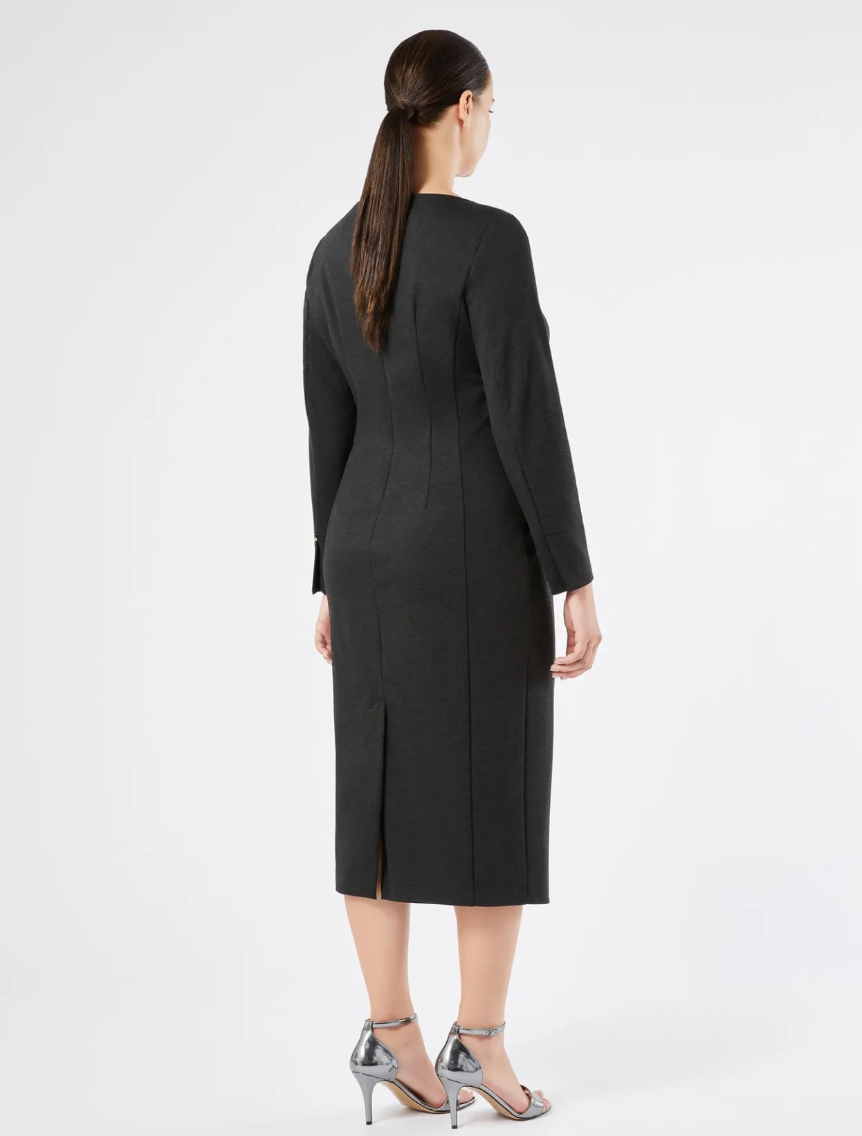 Dresses | Dresses | Marina Rinaldi Two-way stretch jersey dress DARKGREY