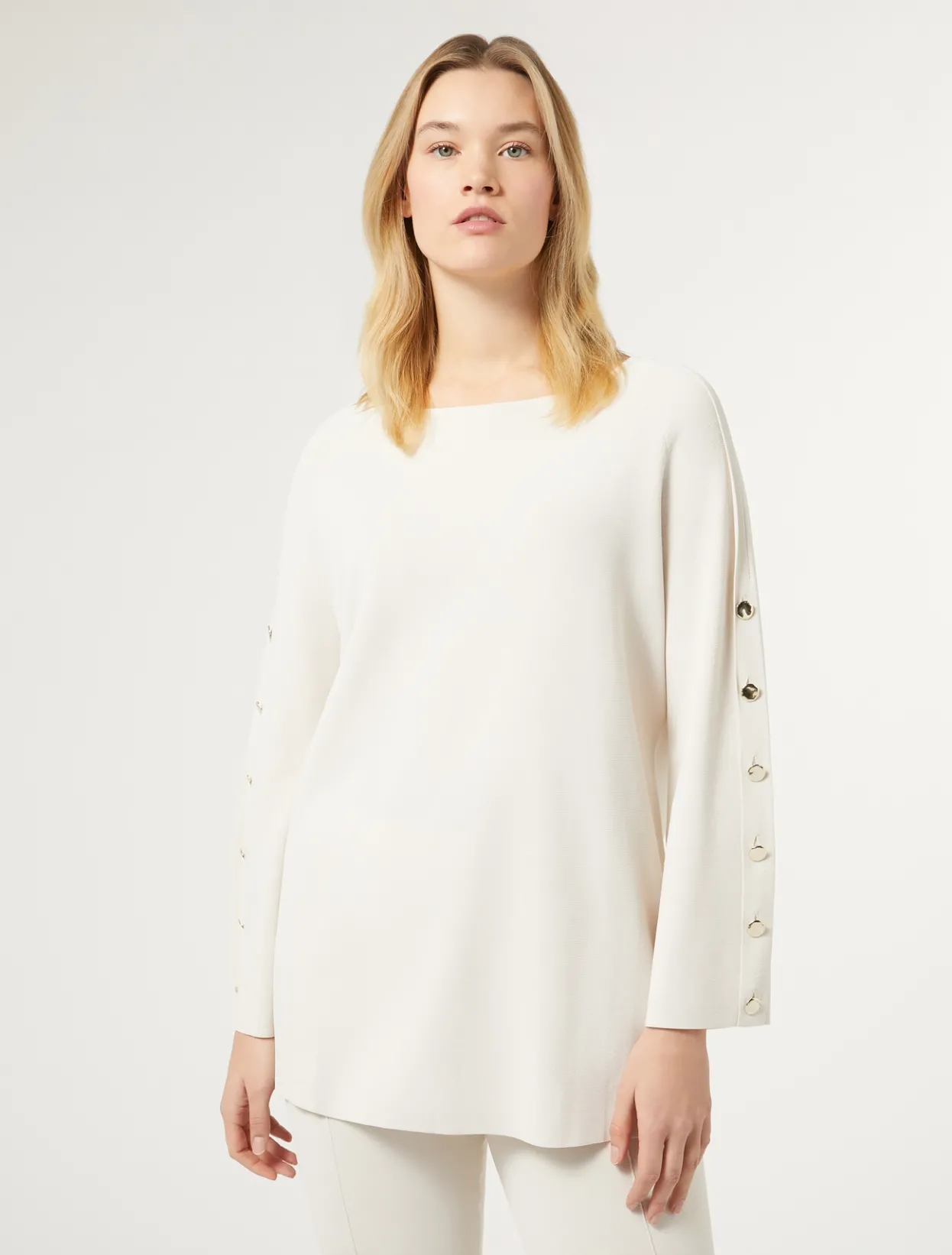 Knitwear | Knitwear | Marina Rinaldi Viscose jumper IVORY