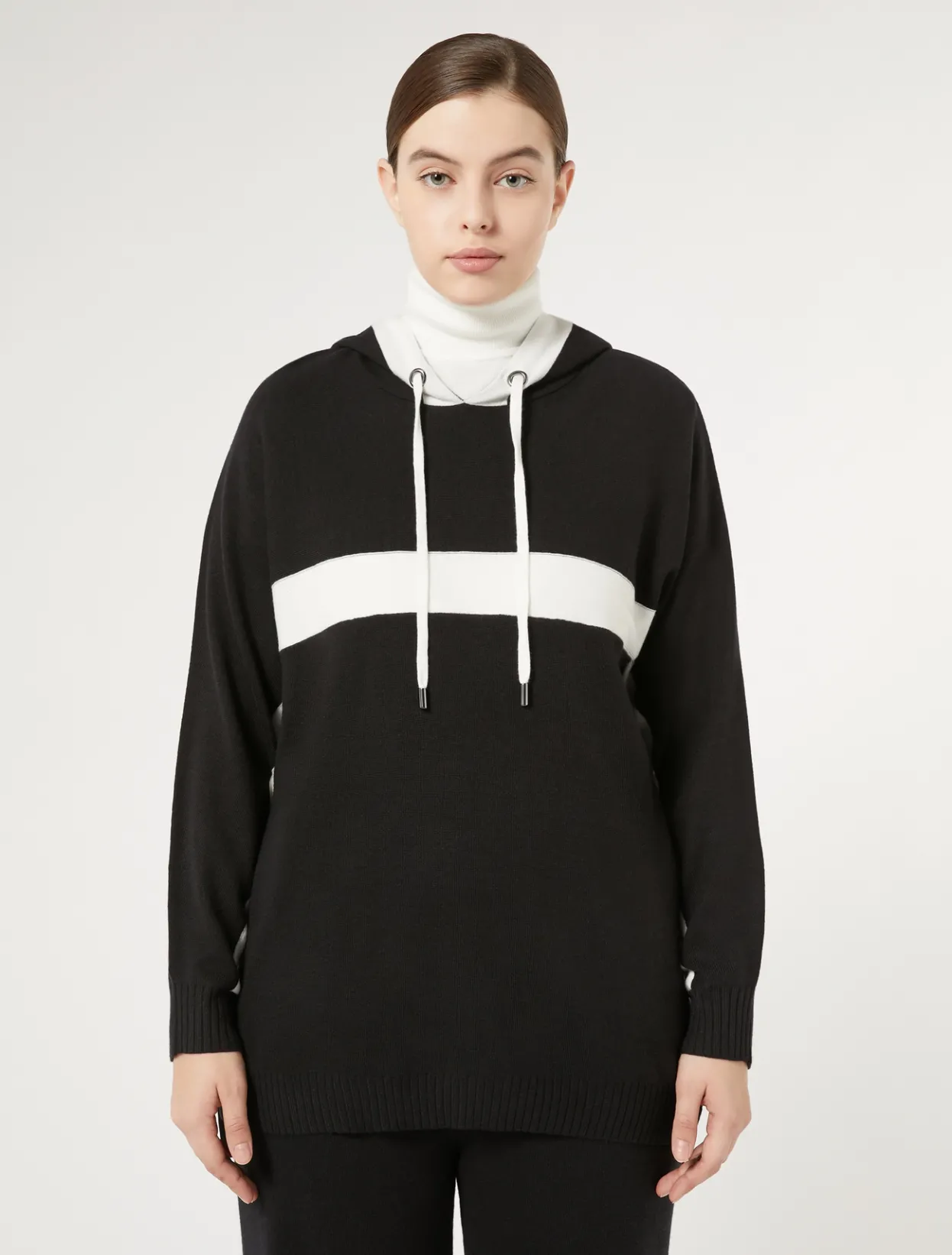 Knitwear | Knitwear | Marina Rinaldi Viscose sweater BLACK