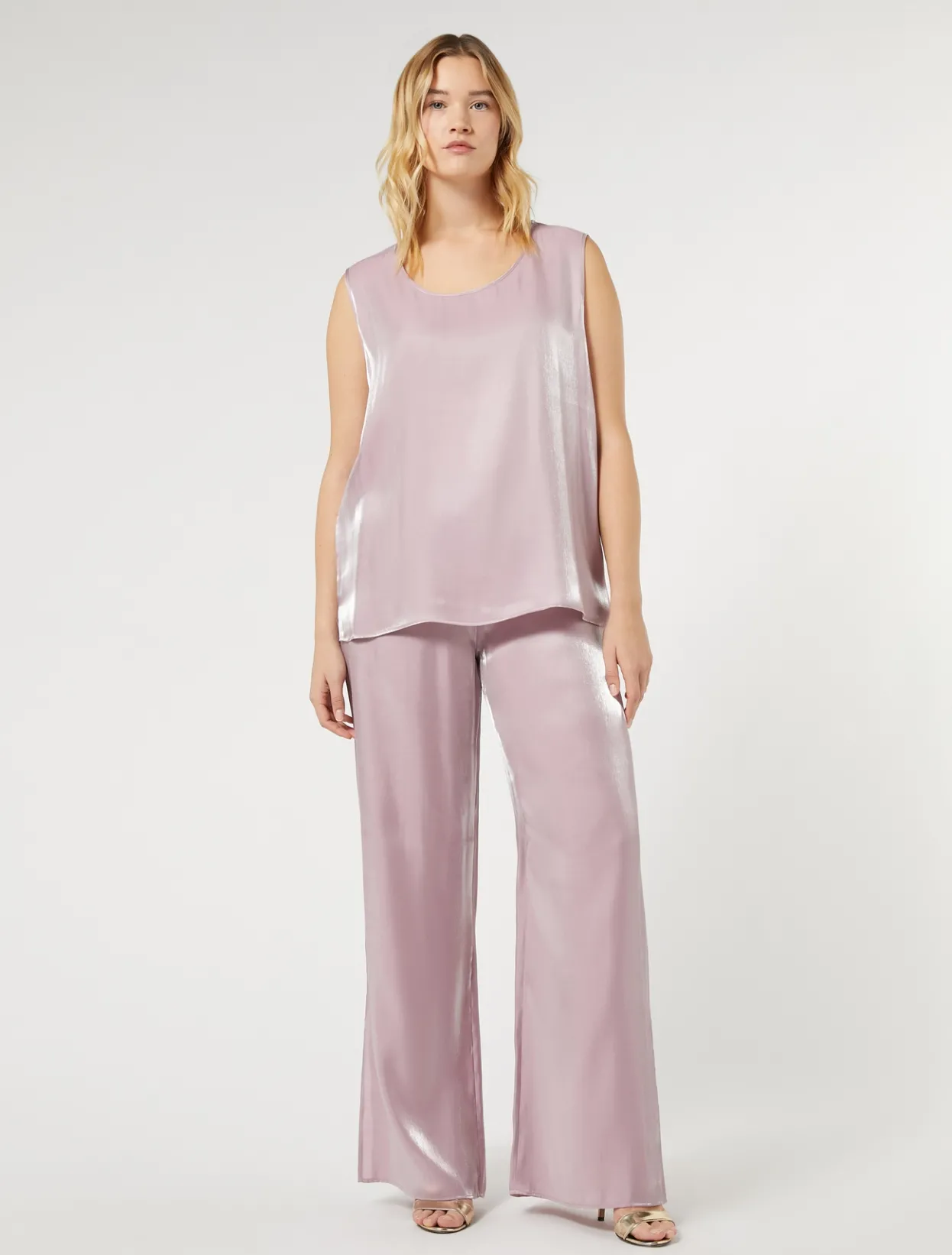 Trousers And Skirts | Trousers & Jeans | Marina Rinaldi Viscose trousers PINK