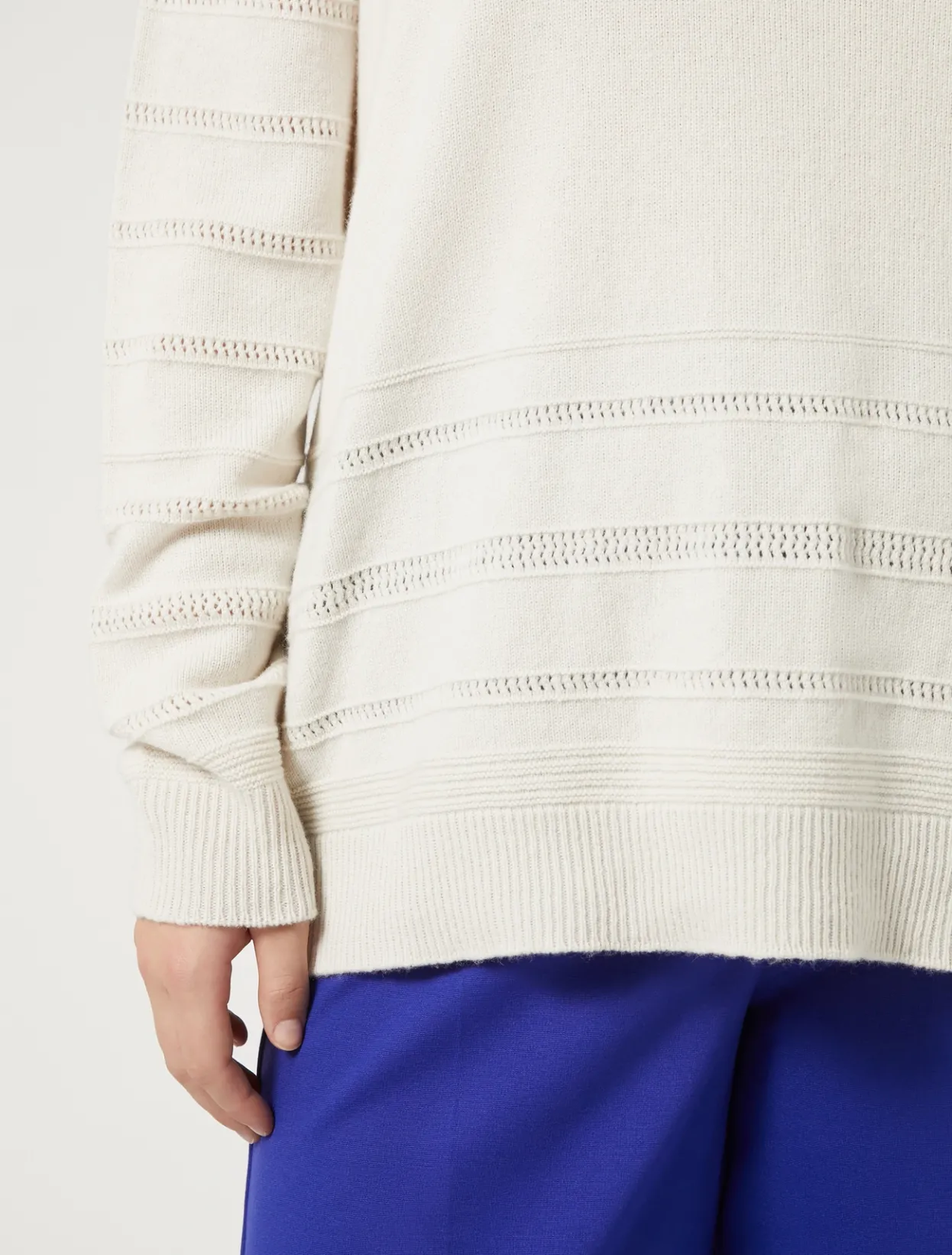 Knitwear | Knitwear | Marina Rinaldi Viscose, wool and cashmere sweater ALBINO