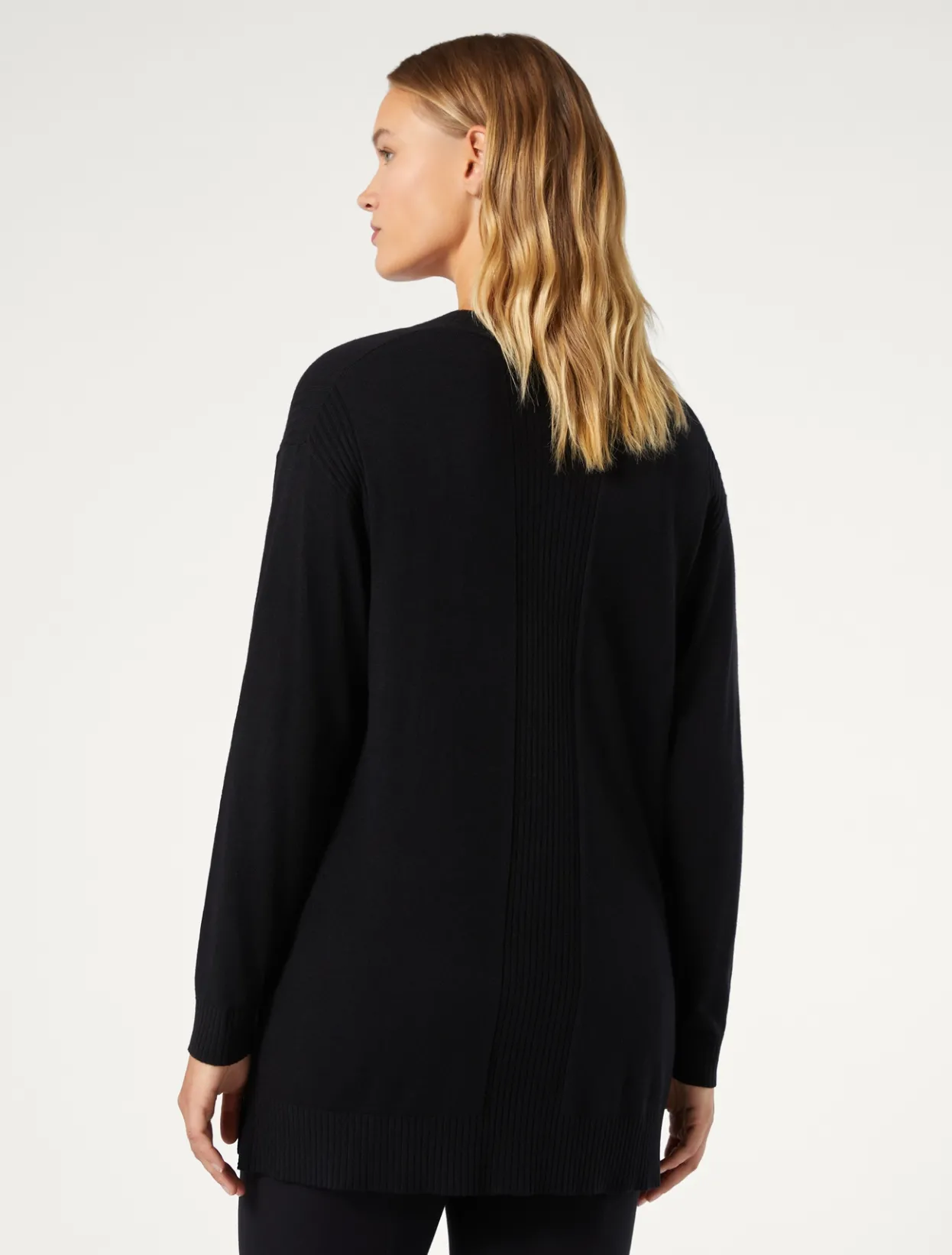 Knitwear | Knitwear | Marina Rinaldi Viscose yarn sweater BLACK