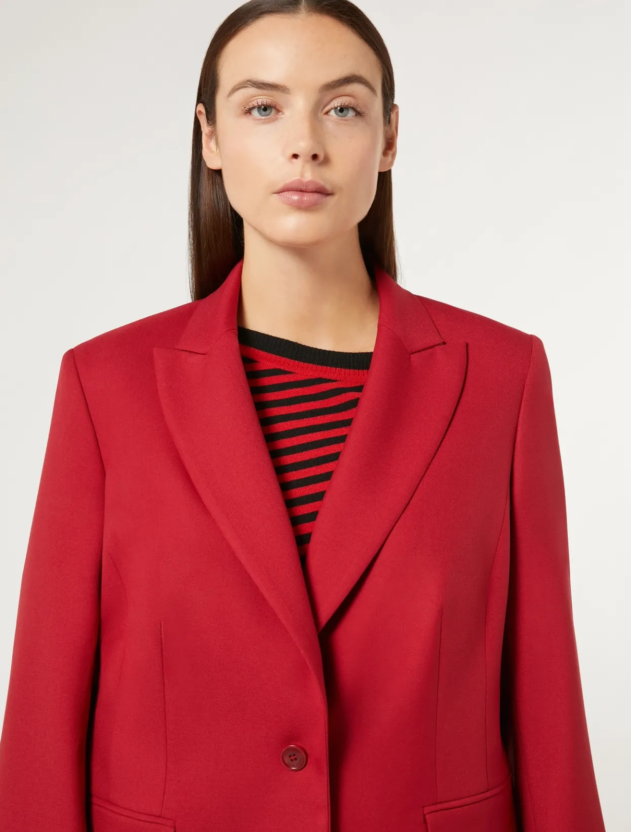 Jacket & Blazers | Jacket & Blazers | Marina Rinaldi Viscose-blend blazer jacket RED