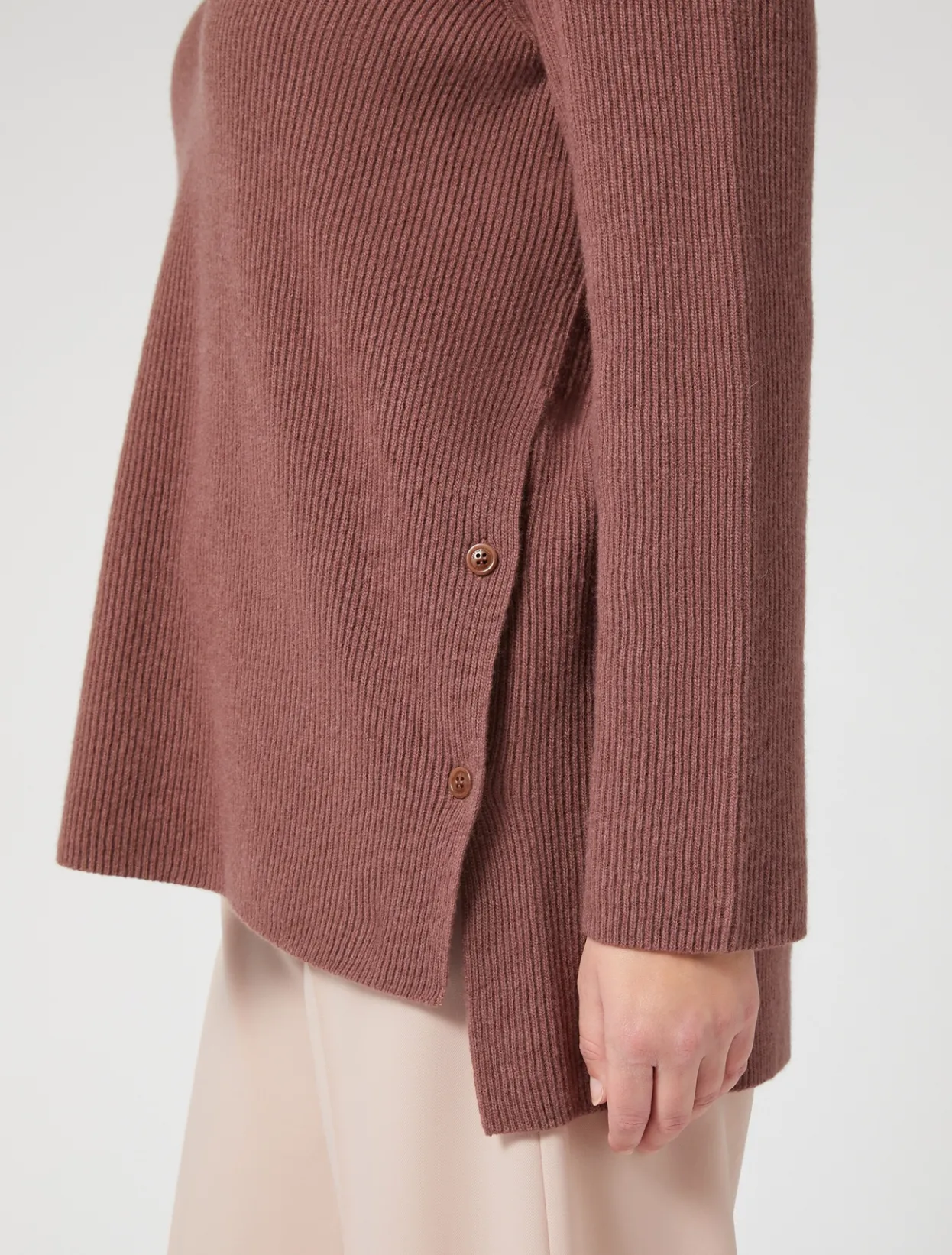 Knitwear | Knitwear | Marina Rinaldi Wool and cashmere sweater RUST