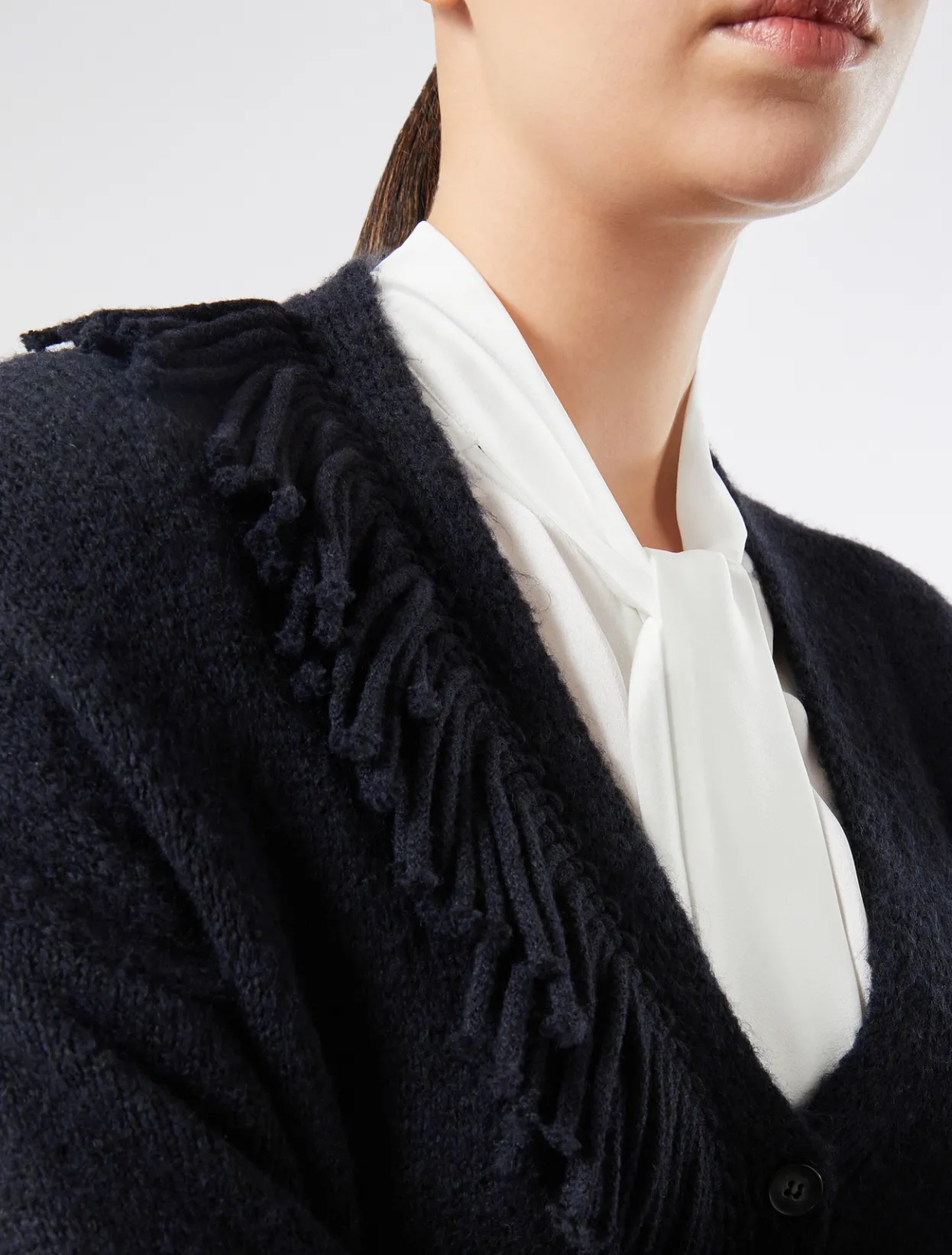 Knitwear | Knitwear | Marina Rinaldi Wool blend cardigan MIDNIGHTBLUE