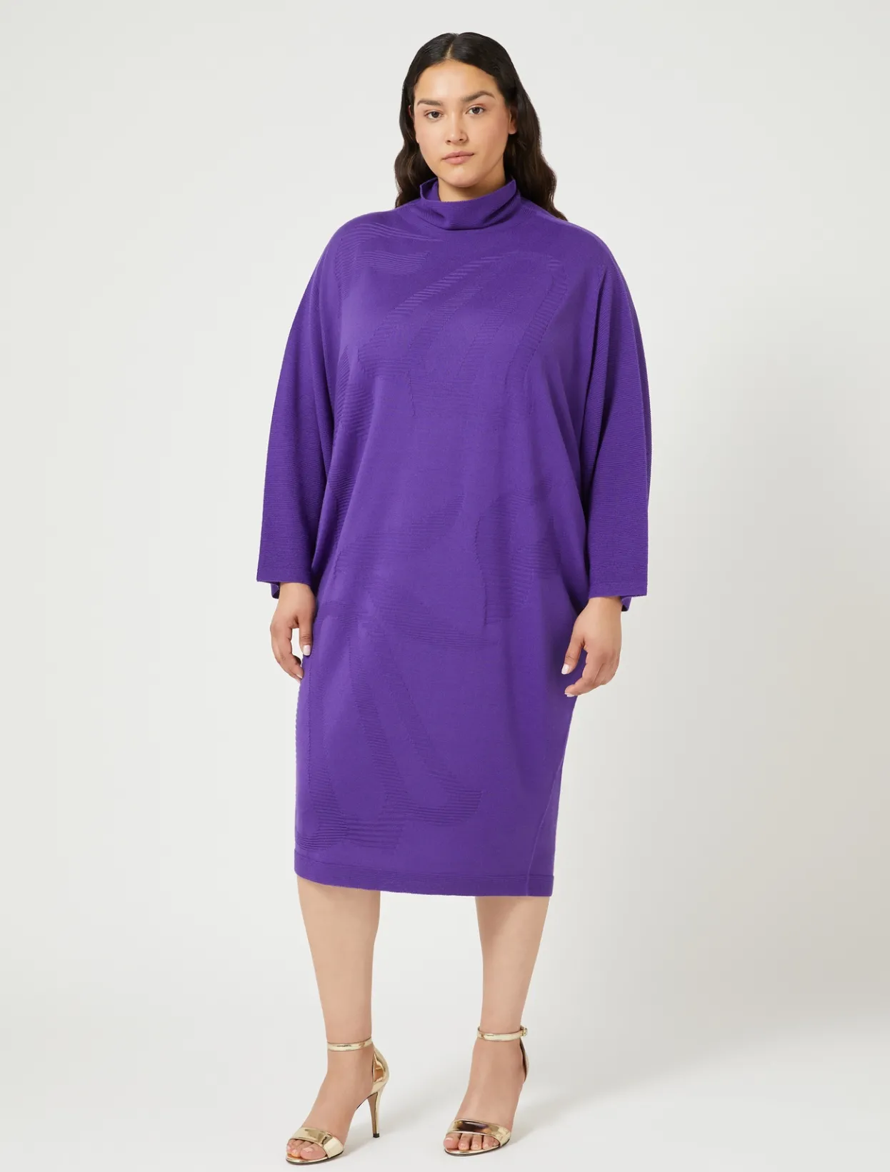 Dresses | Dresses | Marina Rinaldi Wool blend dress PURPLE