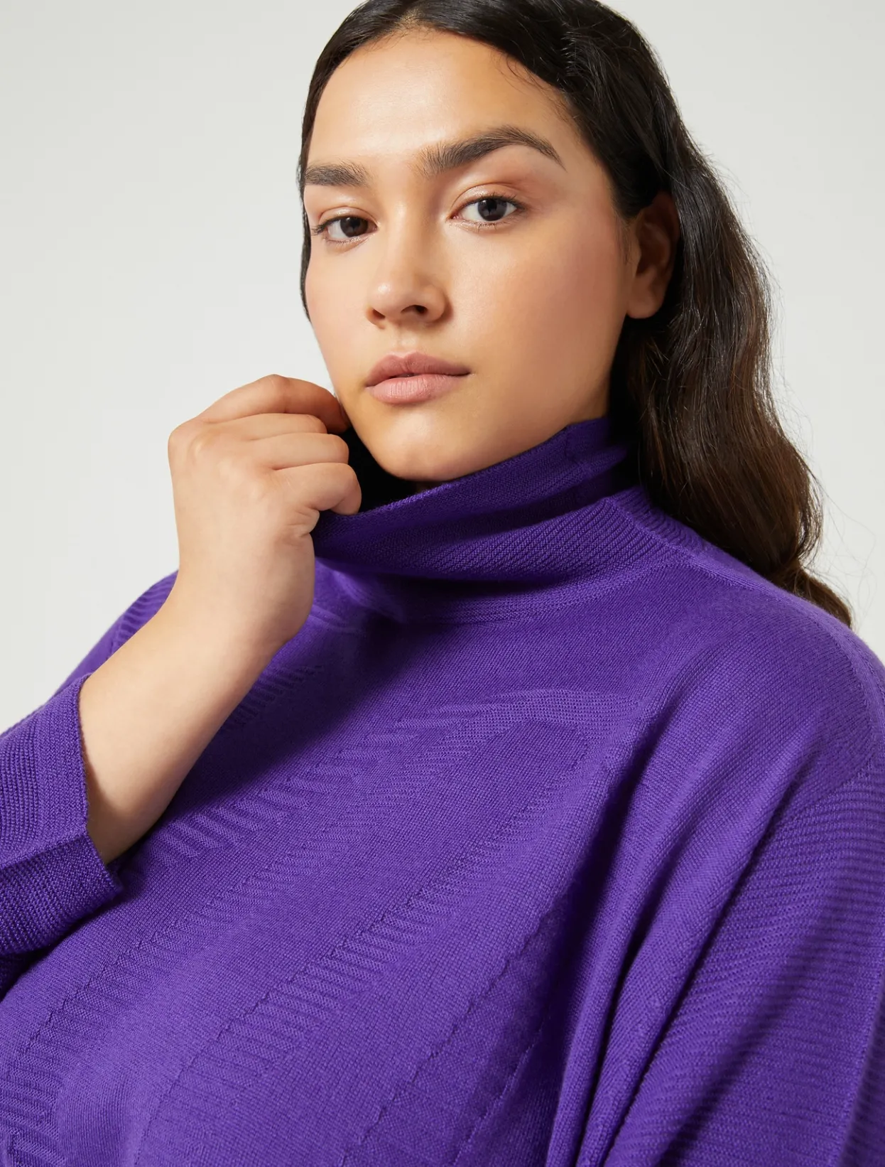 Dresses | Dresses | Marina Rinaldi Wool blend dress PURPLE