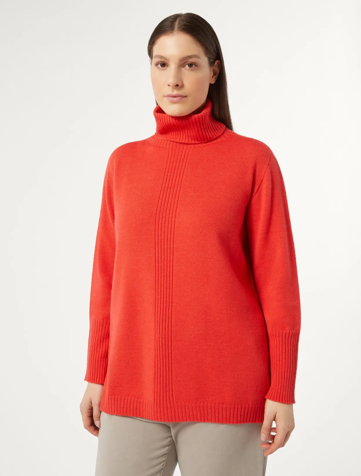 Knitwear | Knitwear | Marina Rinaldi Wool blend jumper RED