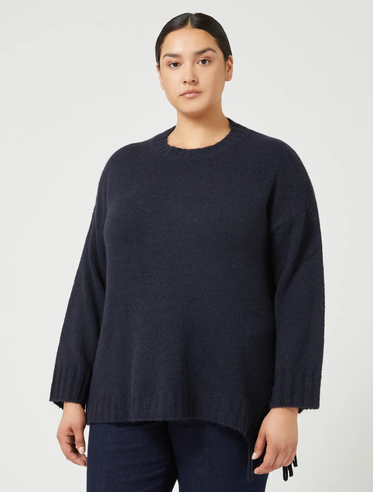 Knitwear | Knitwear | Marina Rinaldi Wool blend jumper MIDNIGHTBLUE