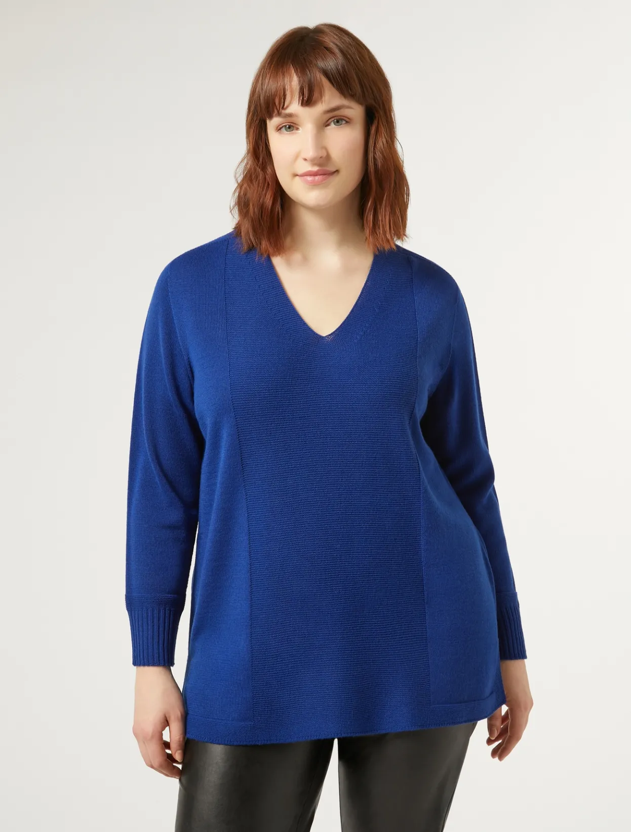 Knitwear | Knitwear | Marina Rinaldi Wool blend jumper ULTRAMARINE