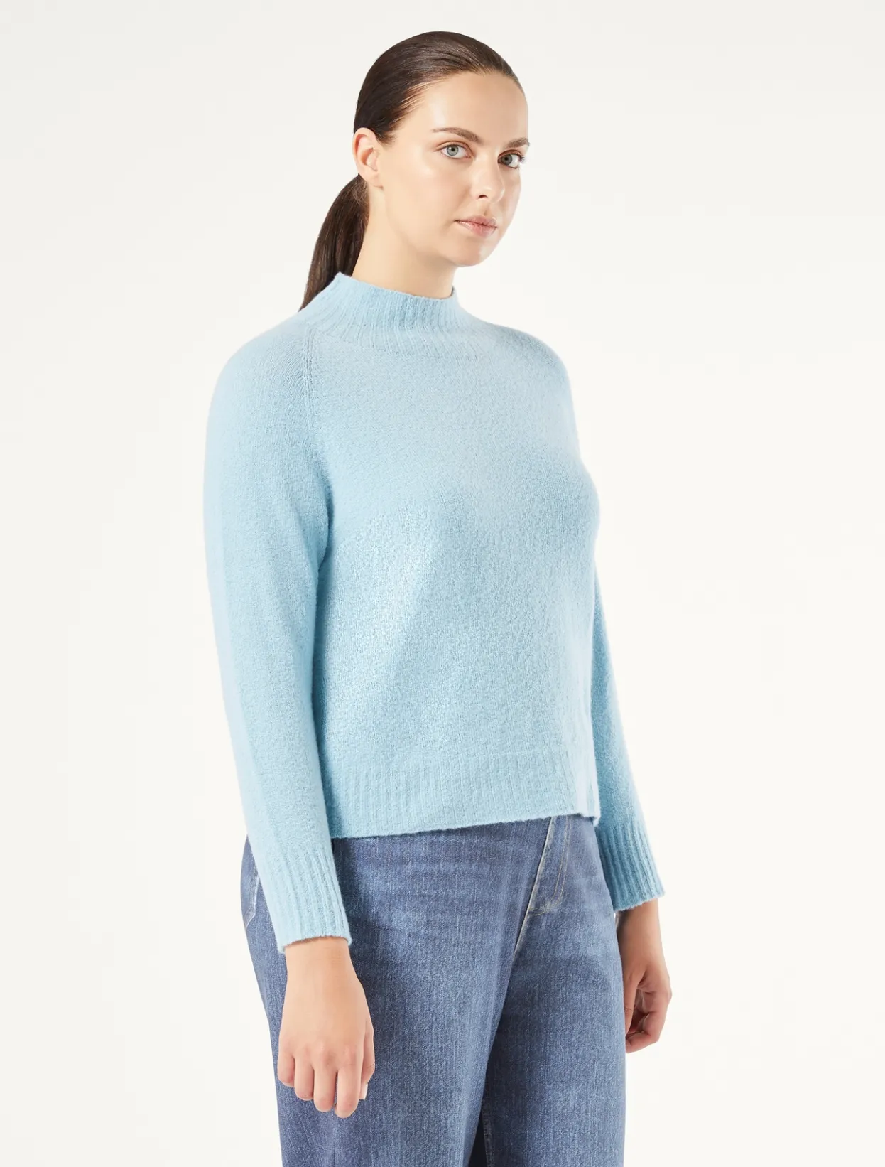 Knitwear | Knitwear | Marina Rinaldi Wool blend jumper LIGHTBLUE