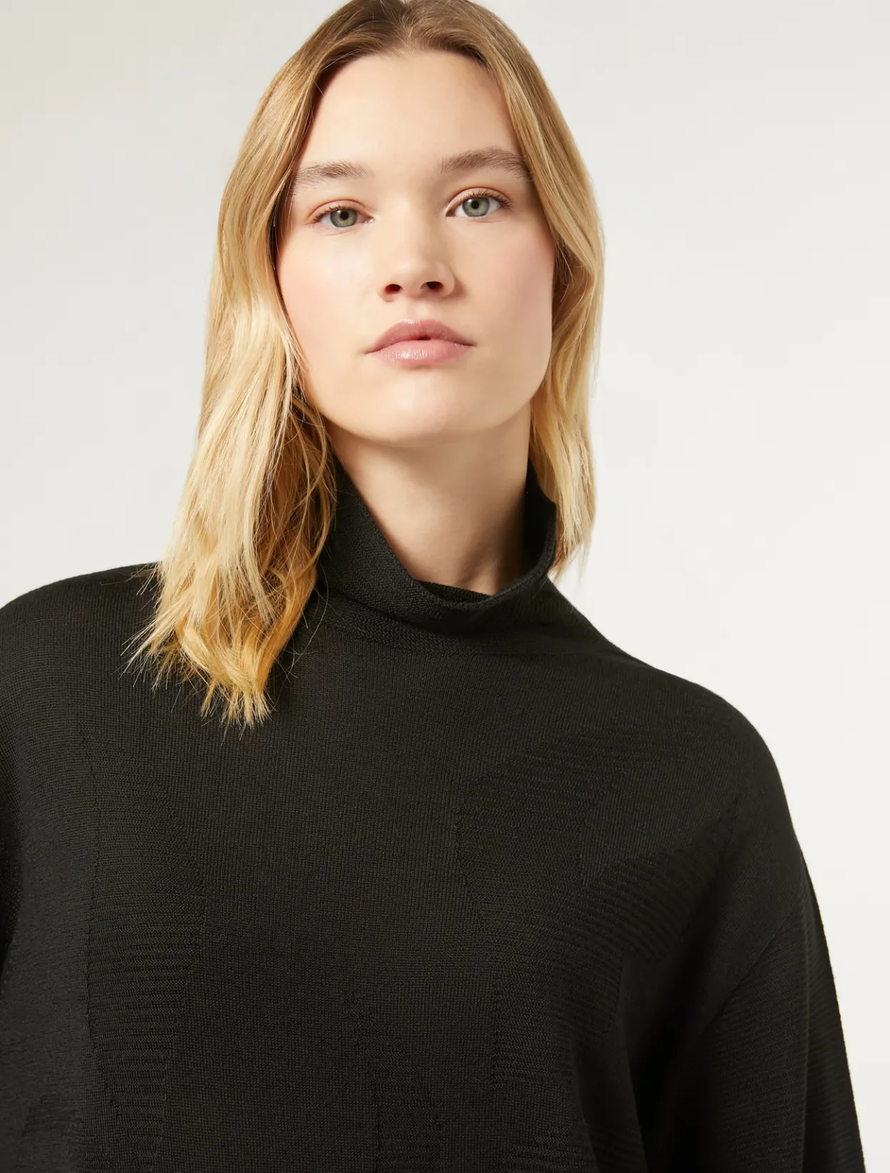 Knitwear | Knitwear | Marina Rinaldi Wool blend jumper BLACK