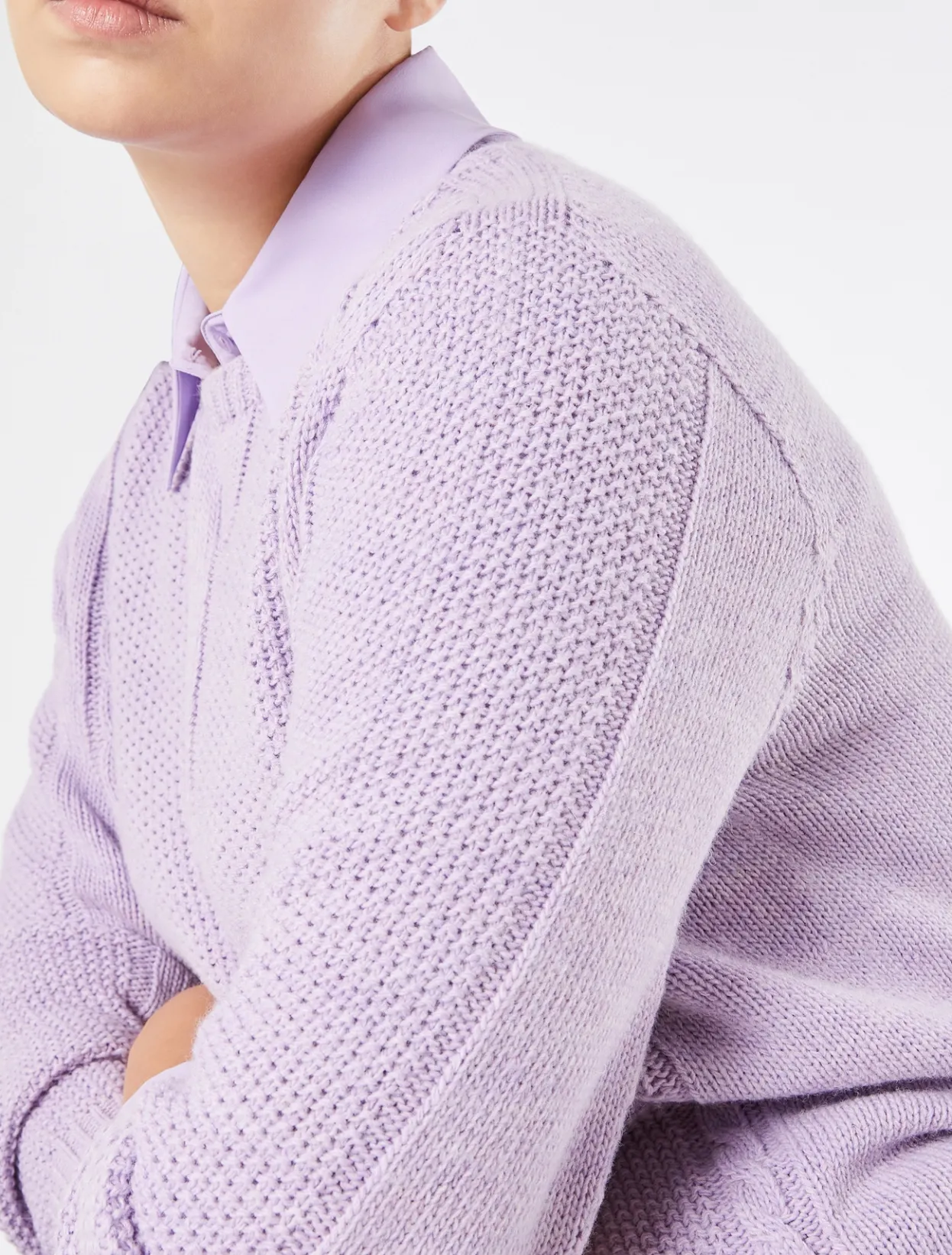 Knitwear | Knitwear | Marina Rinaldi Wool blend jumper MAUVE