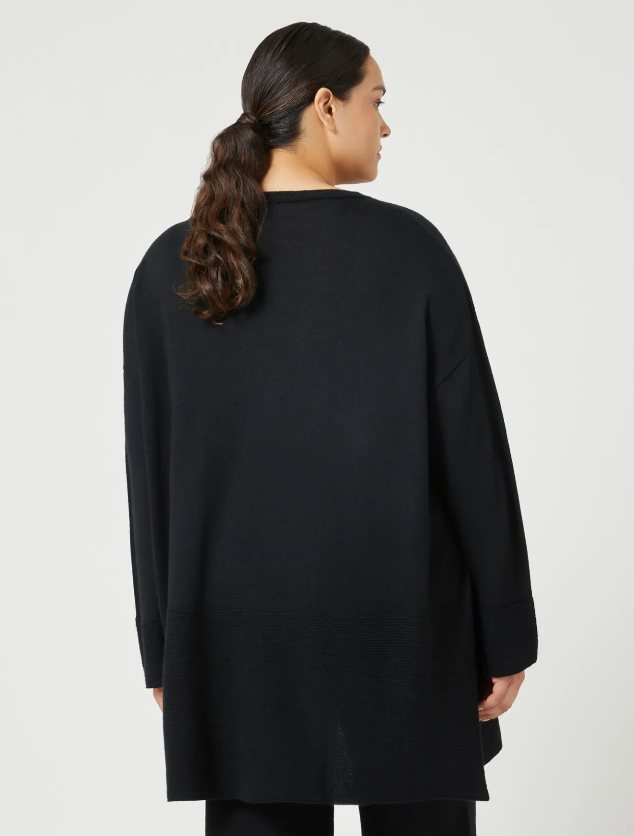 Knitwear | Knitwear | Marina Rinaldi Wool blend jumper BLACK