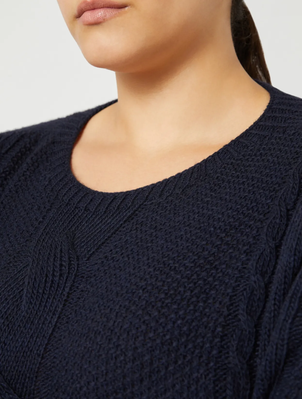 Knitwear | Knitwear | Marina Rinaldi Wool blend jumper MIDNIGHTBLUE