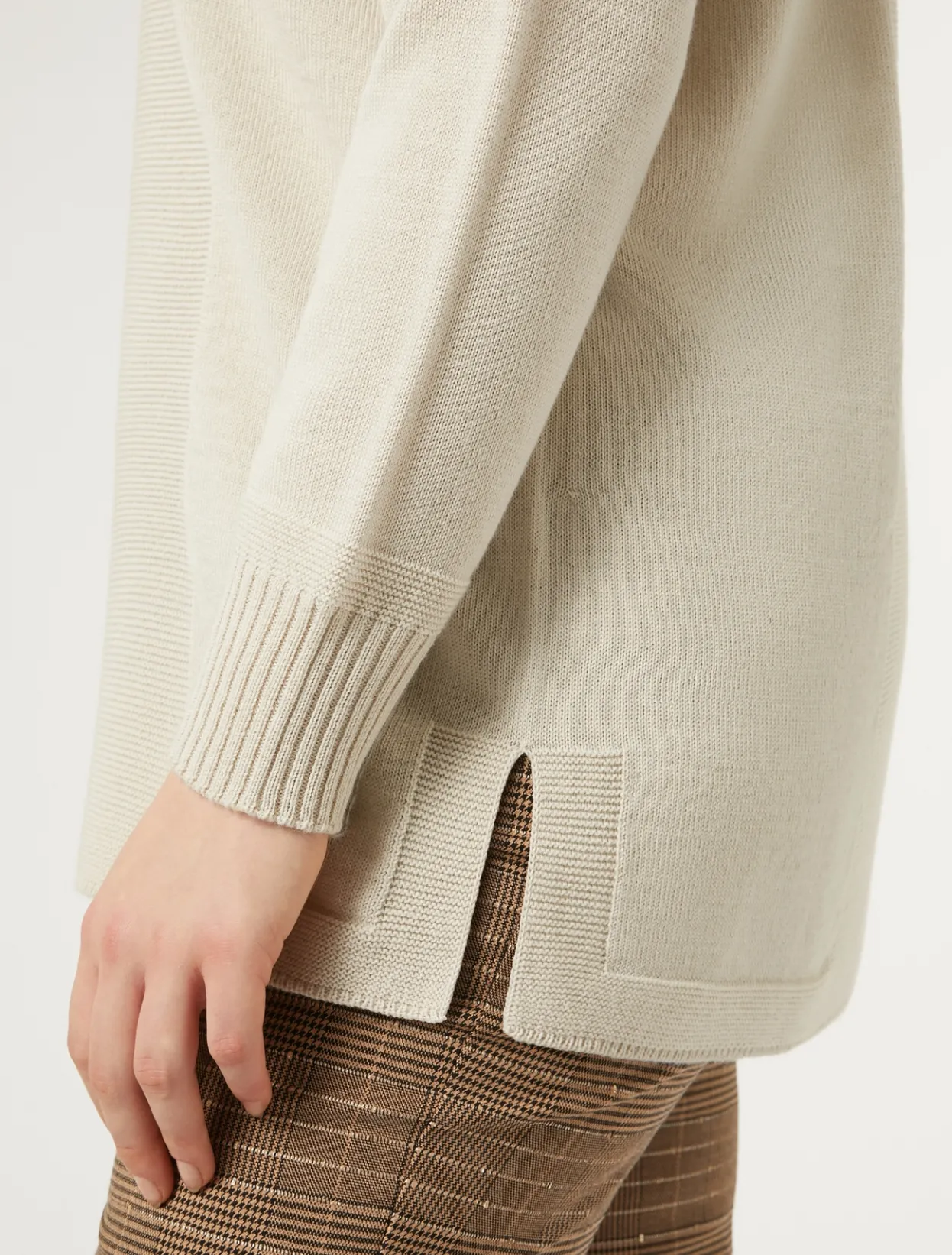 Knitwear | Knitwear | Marina Rinaldi Wool blend jumper TURTLEDOVE