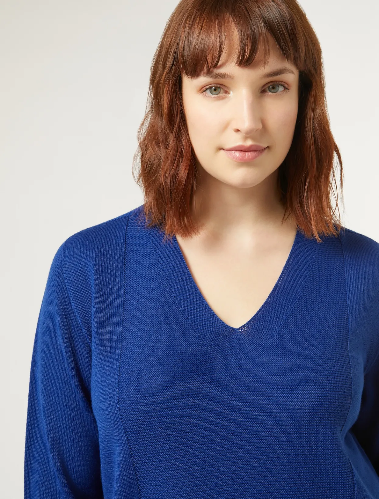 Knitwear | Knitwear | Marina Rinaldi Wool blend jumper ULTRAMARINE