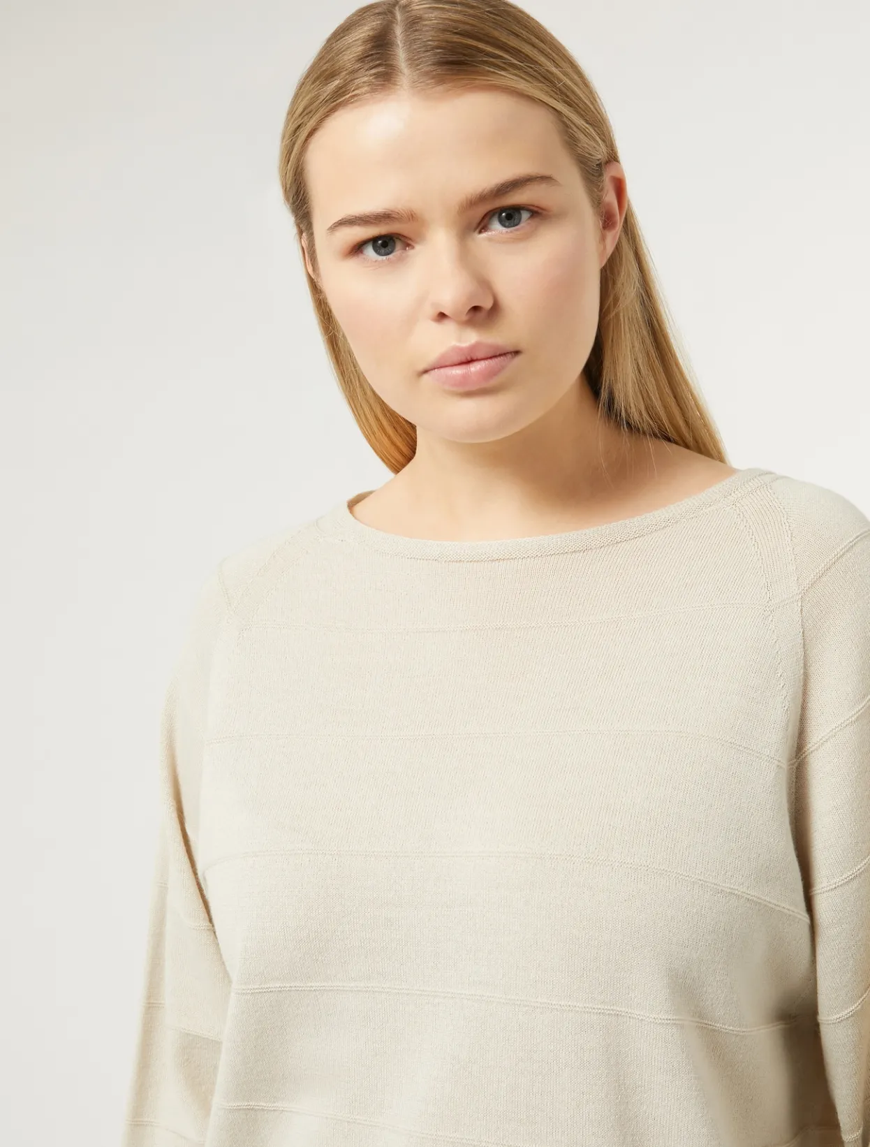 Knitwear | Knitwear | Marina Rinaldi Wool blend jumper BEIGE