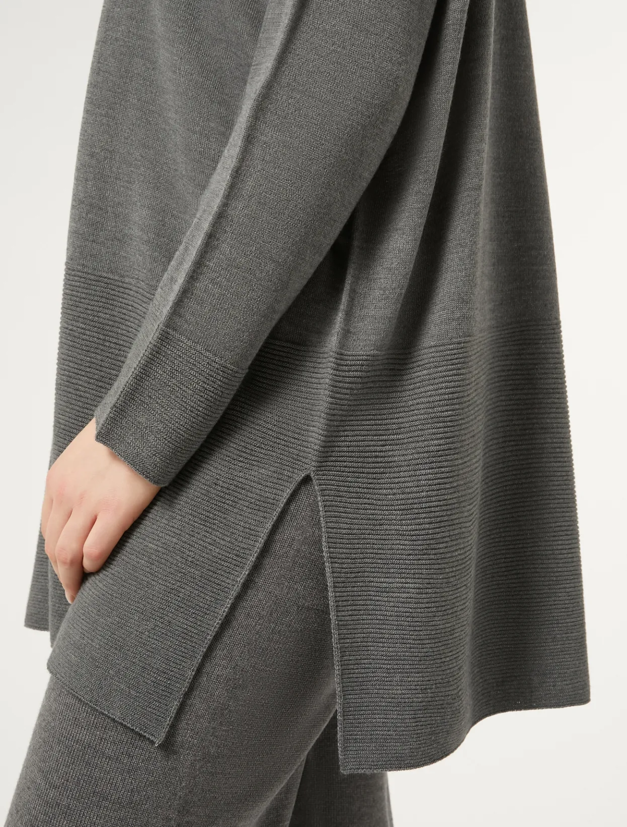 Knitwear | Knitwear | Marina Rinaldi Wool blend jumper MEDIUMGREY