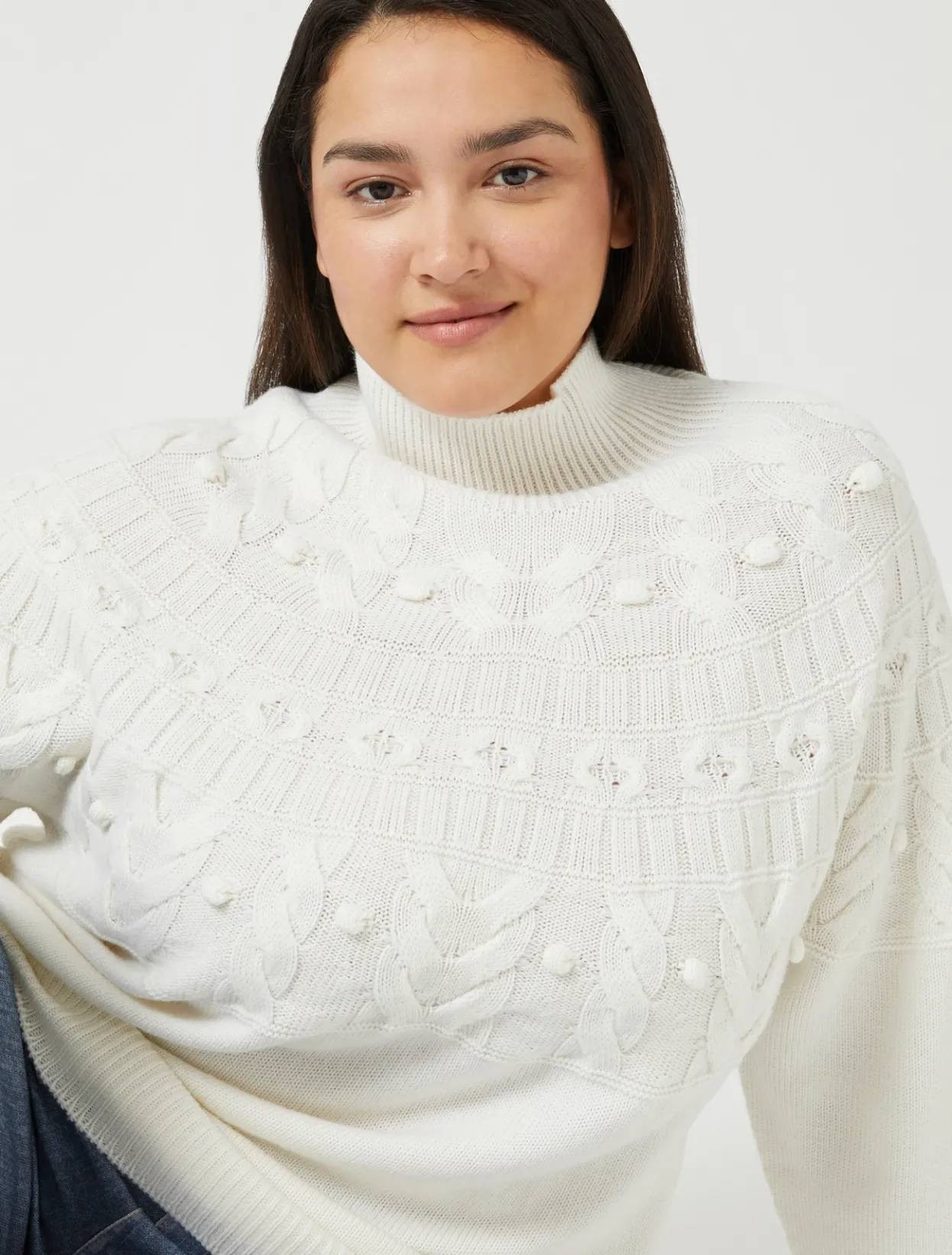 Knitwear | Knitwear | Marina Rinaldi Wool blend jumper IVORY