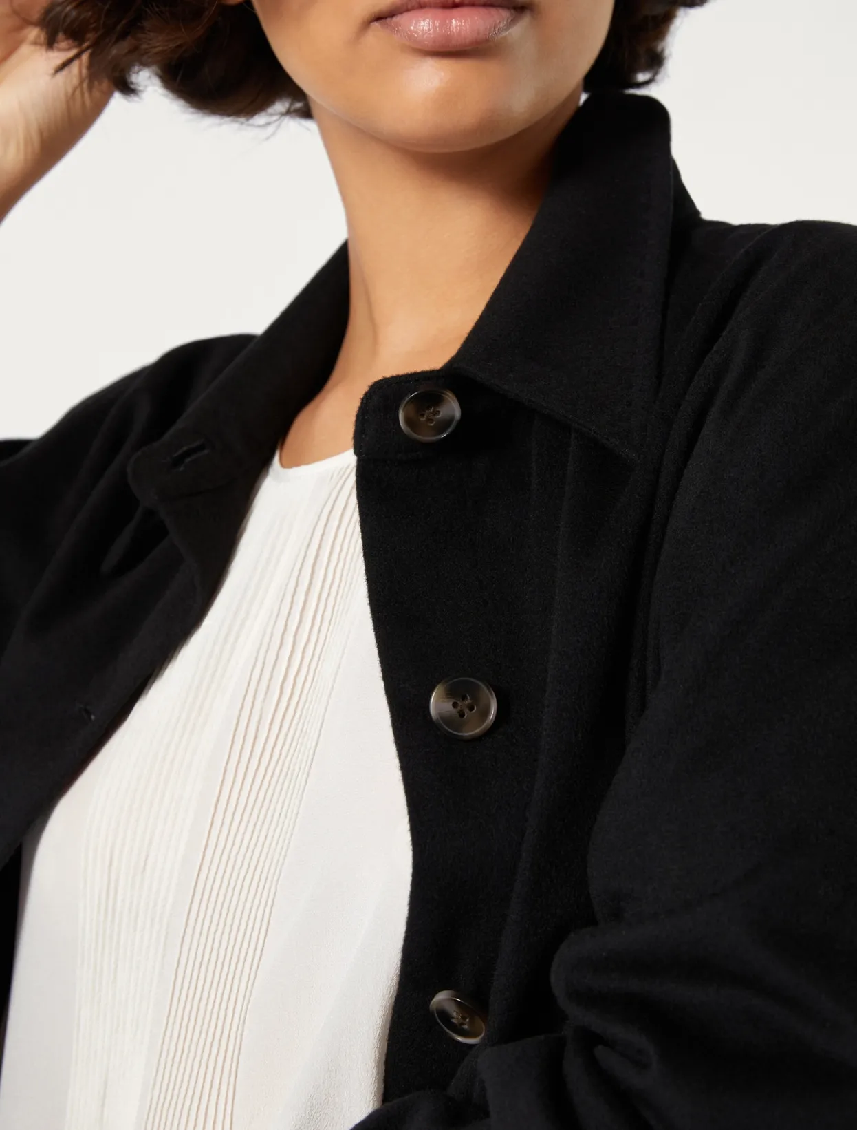 Jacket & Blazers | Jacket & Blazers | Marina Rinaldi Wool broadcloth jacket BLACK