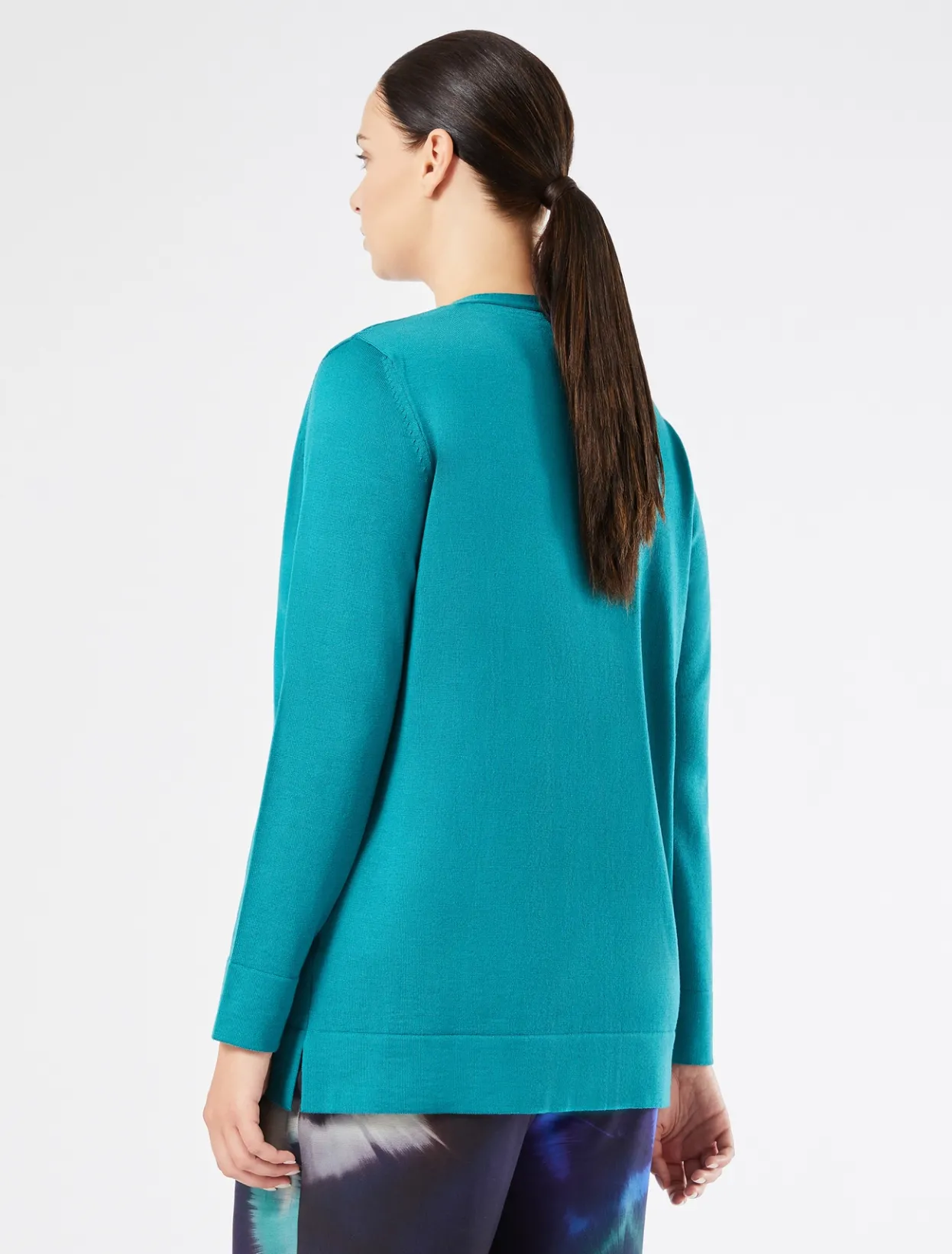 Knitwear | Knitwear | Marina Rinaldi Wool cardigan GREEN