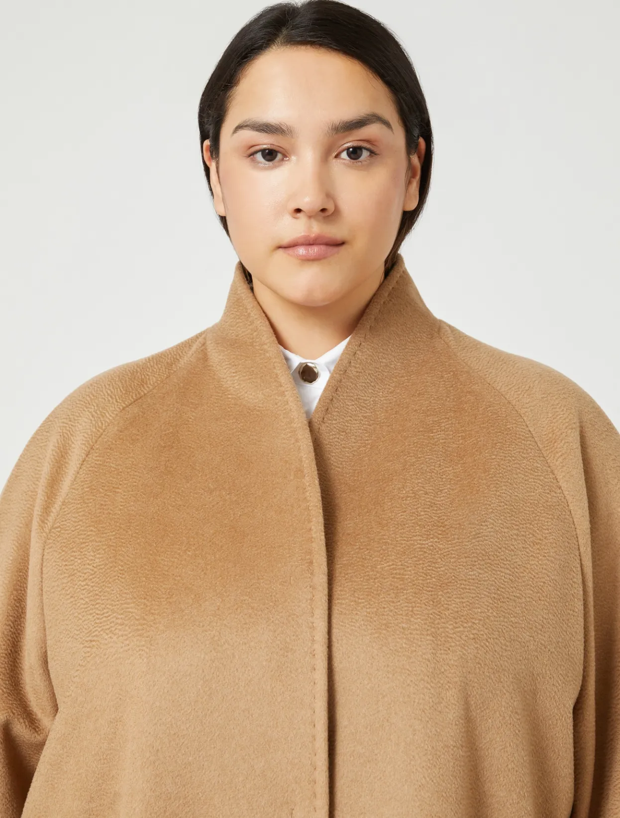 Coats | Coats | Marina Rinaldi Wool drap jacket CAMEL